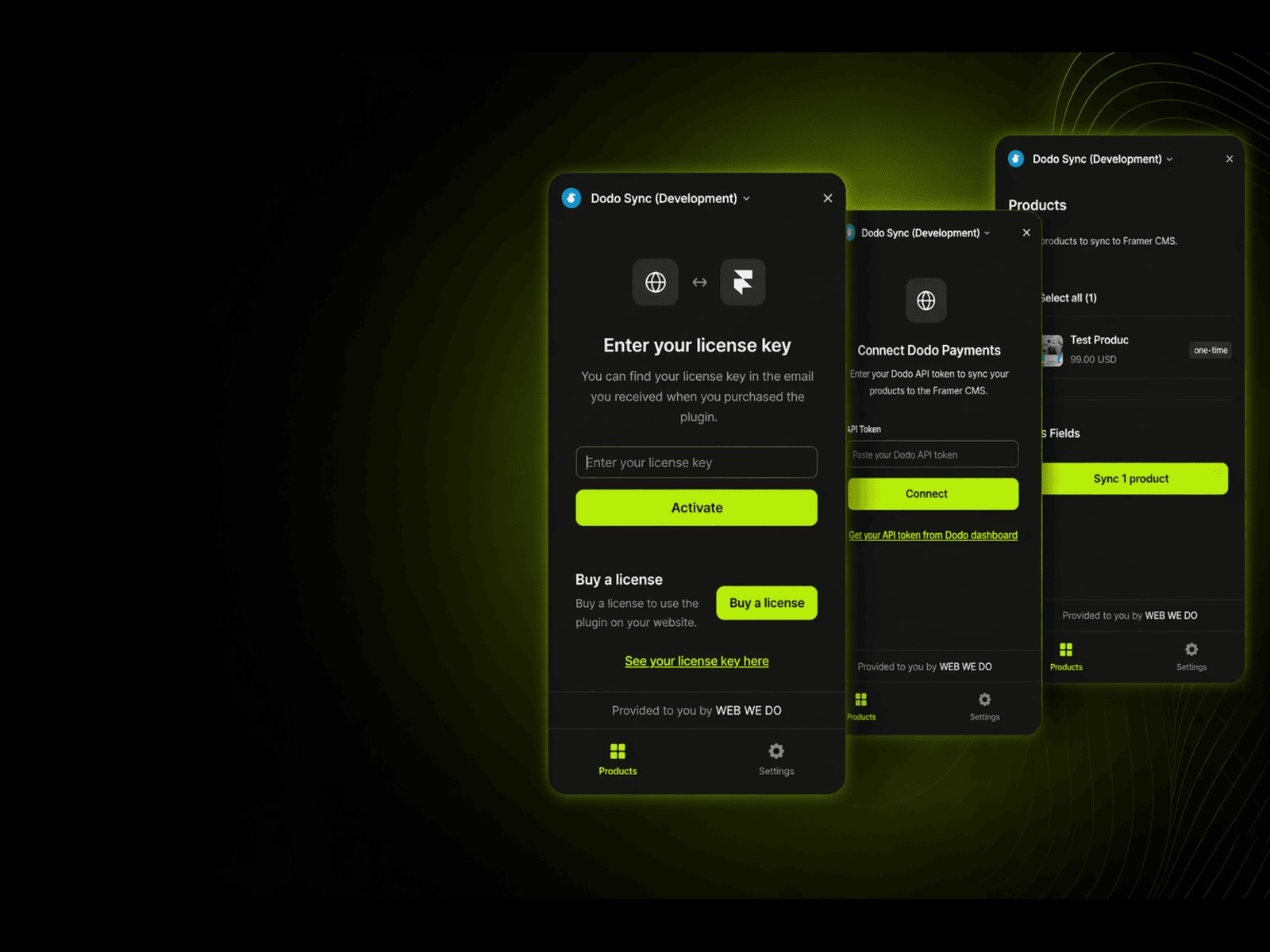 Dodo Sync: E-Commerce Plugin by WEB WE DO Agency — Framer Marketplace