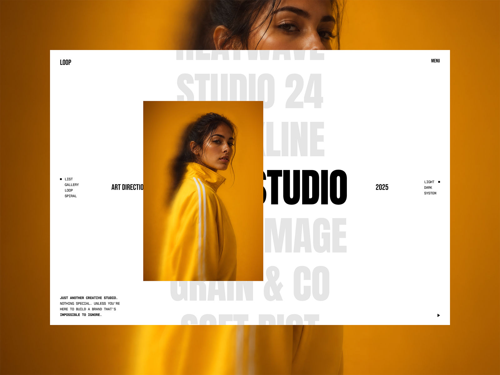 Loop Creative Studio - Awwwards Honorable Mention