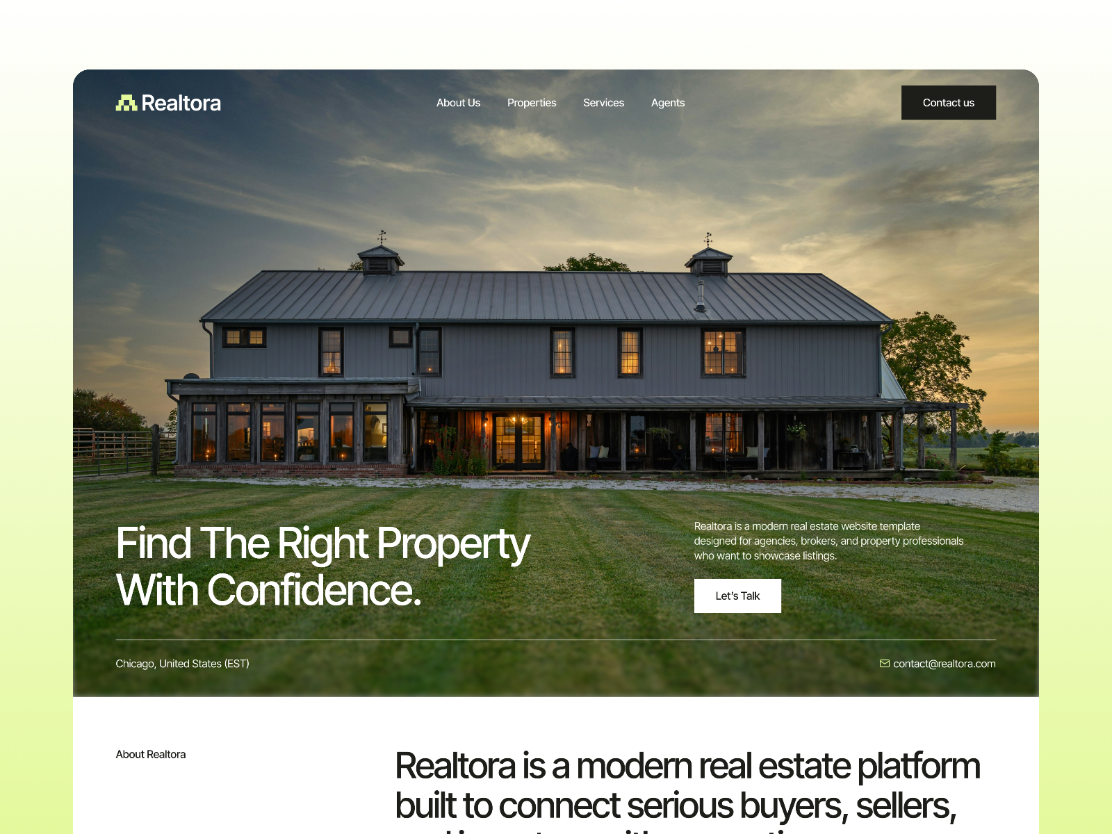 Relatora: Free Real Estate Website Template by Flowgen Studio