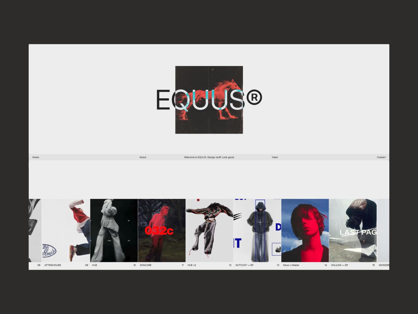EQUUS: Responsive Portfolio Website Template by Arian