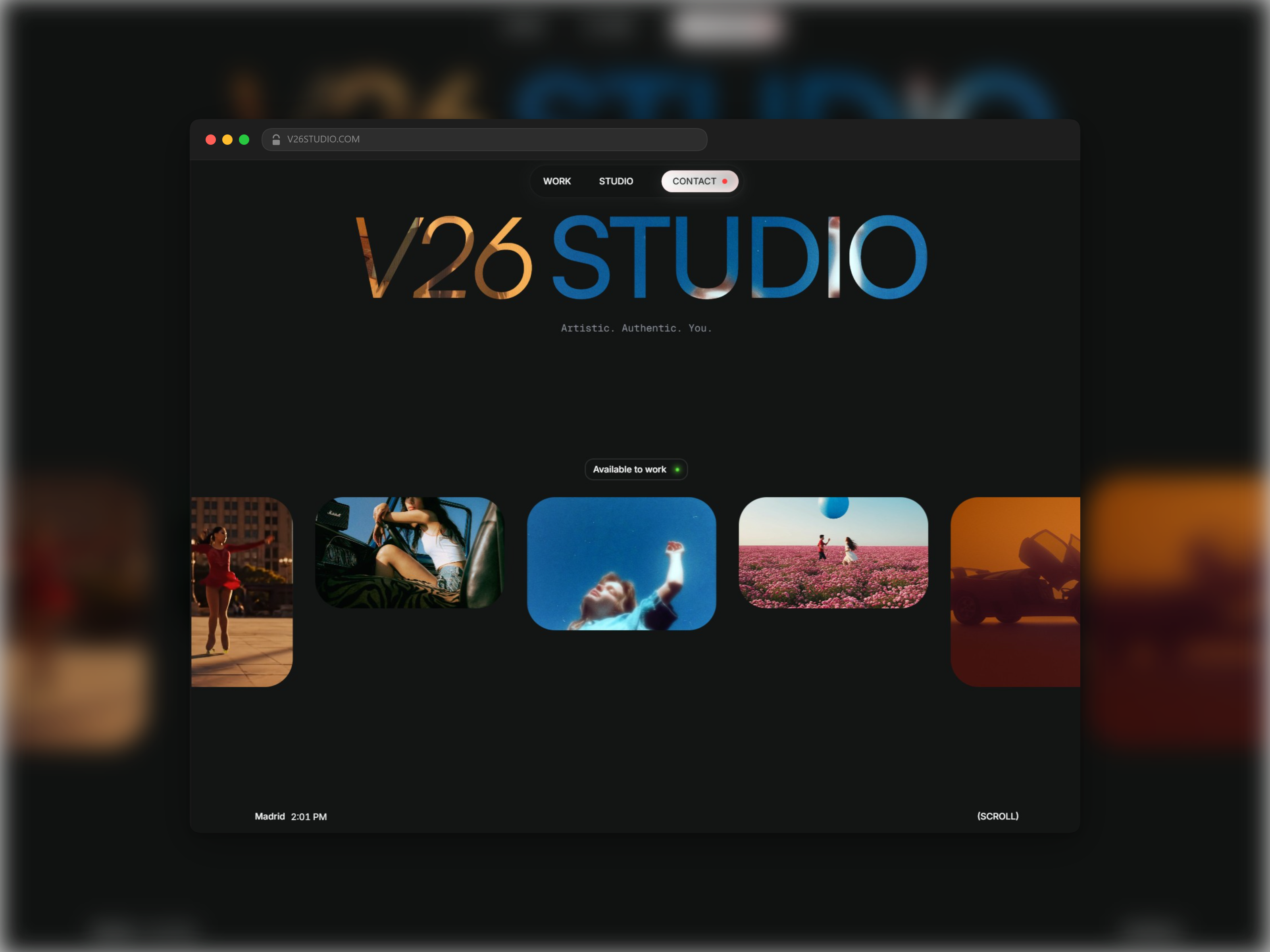 V26 STUDIO — Free Website Template for Framer