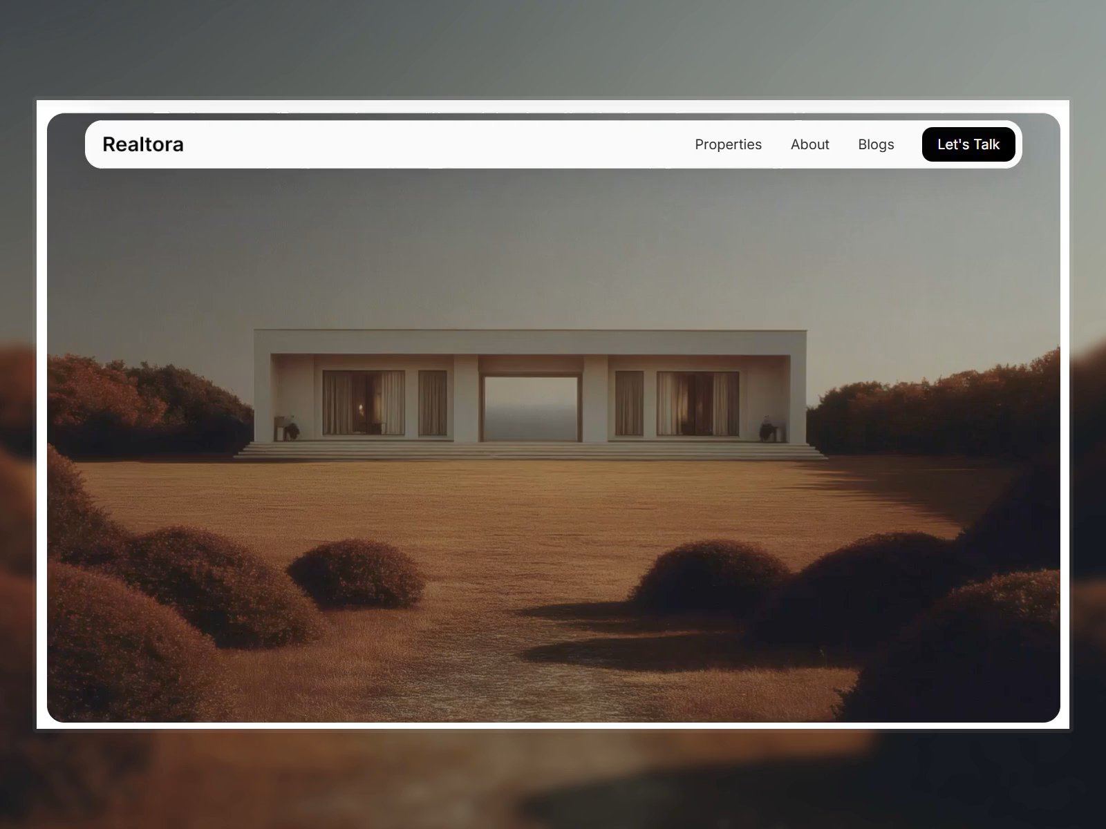 Realtora: Free Real Estate Website Template by Faris