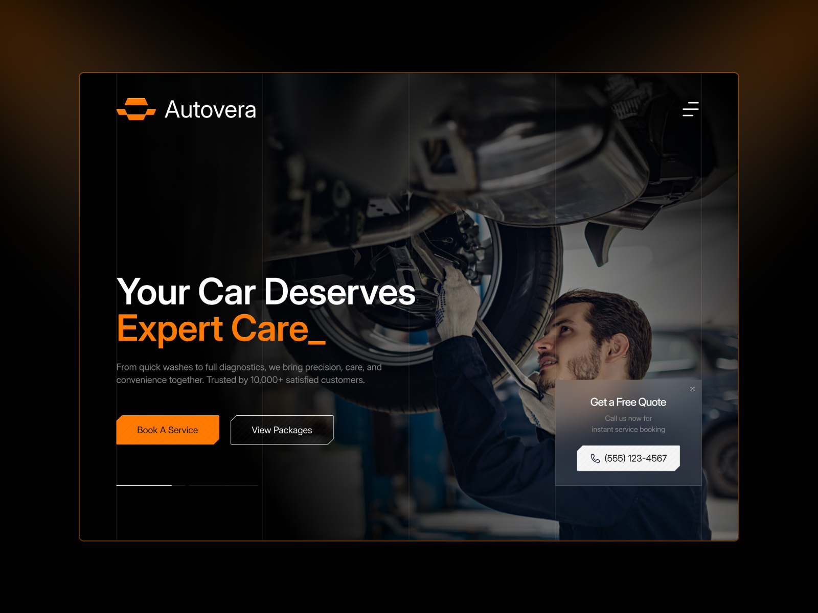 Autovera — Website Template for Framer