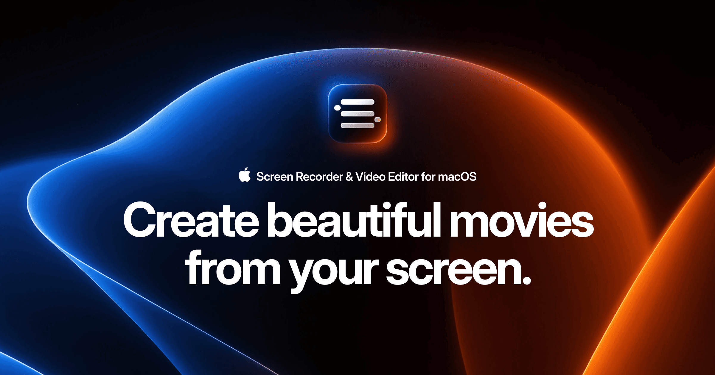 Screen Movie - Screen Recorder & Video Editor for macOS