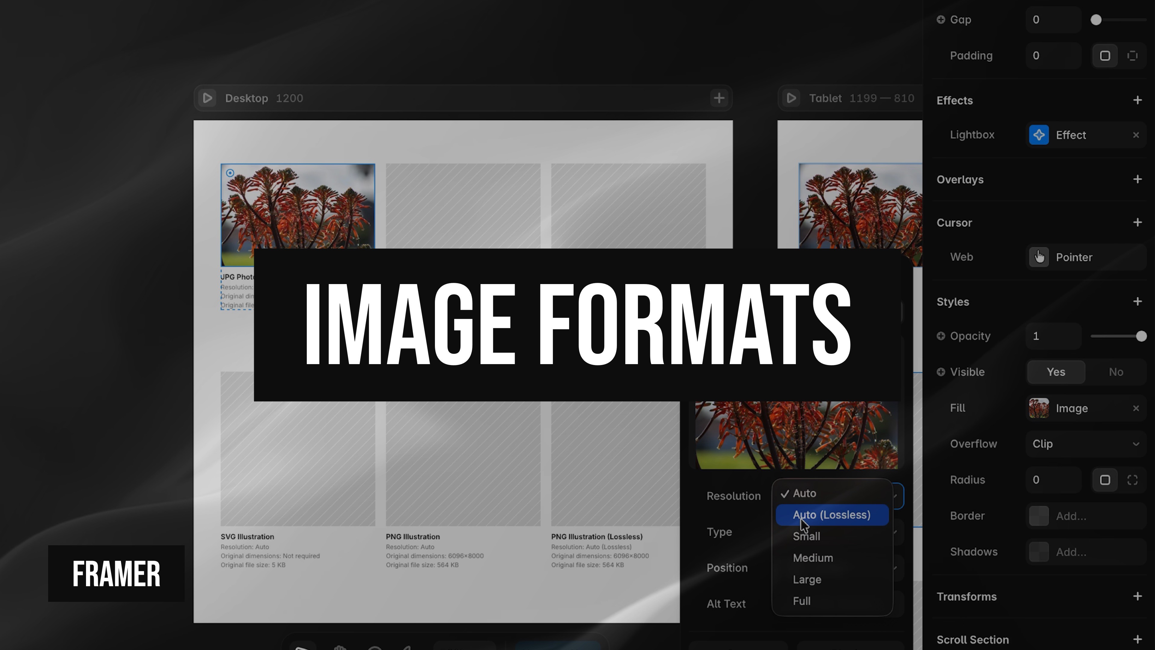 Framer: Tips for image optimisation | Design Chillout