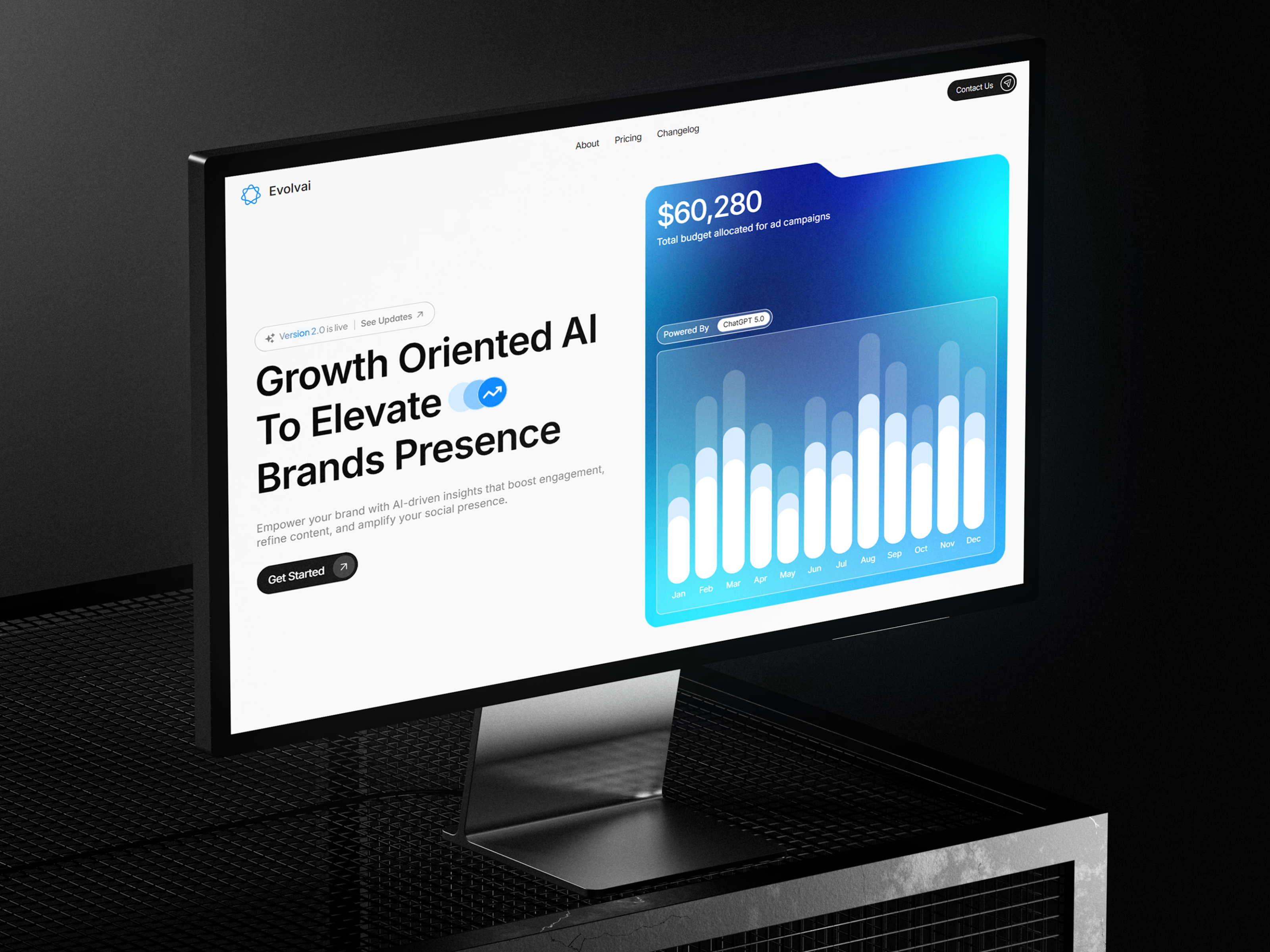 Evolvai: Responsive Agency Website Template by Amin Turki