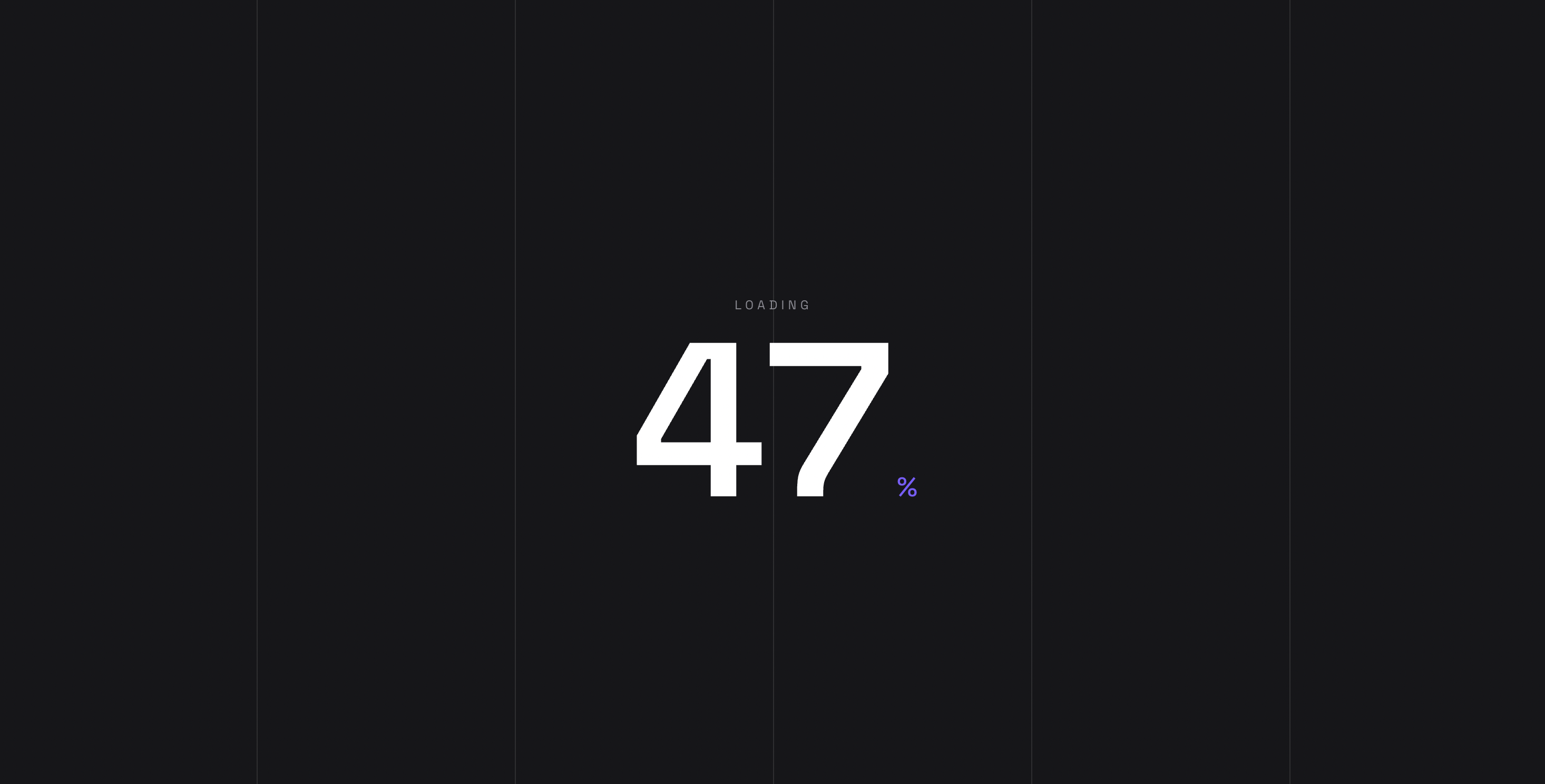 Percent Preloader: Premium Utilities Component by Bhavin Hirpara