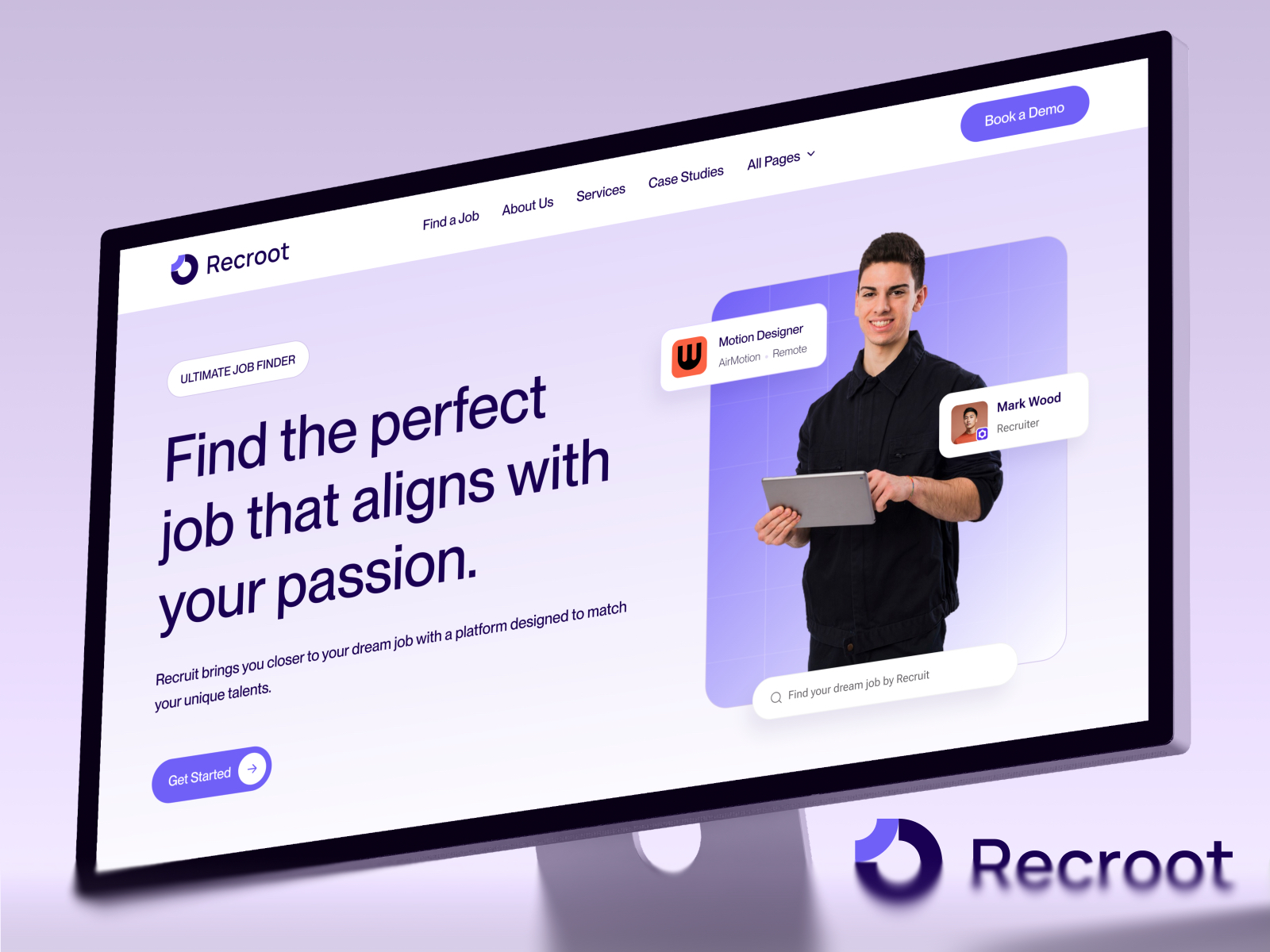 Recroot: Responsive Business Website Template by Pentaclay