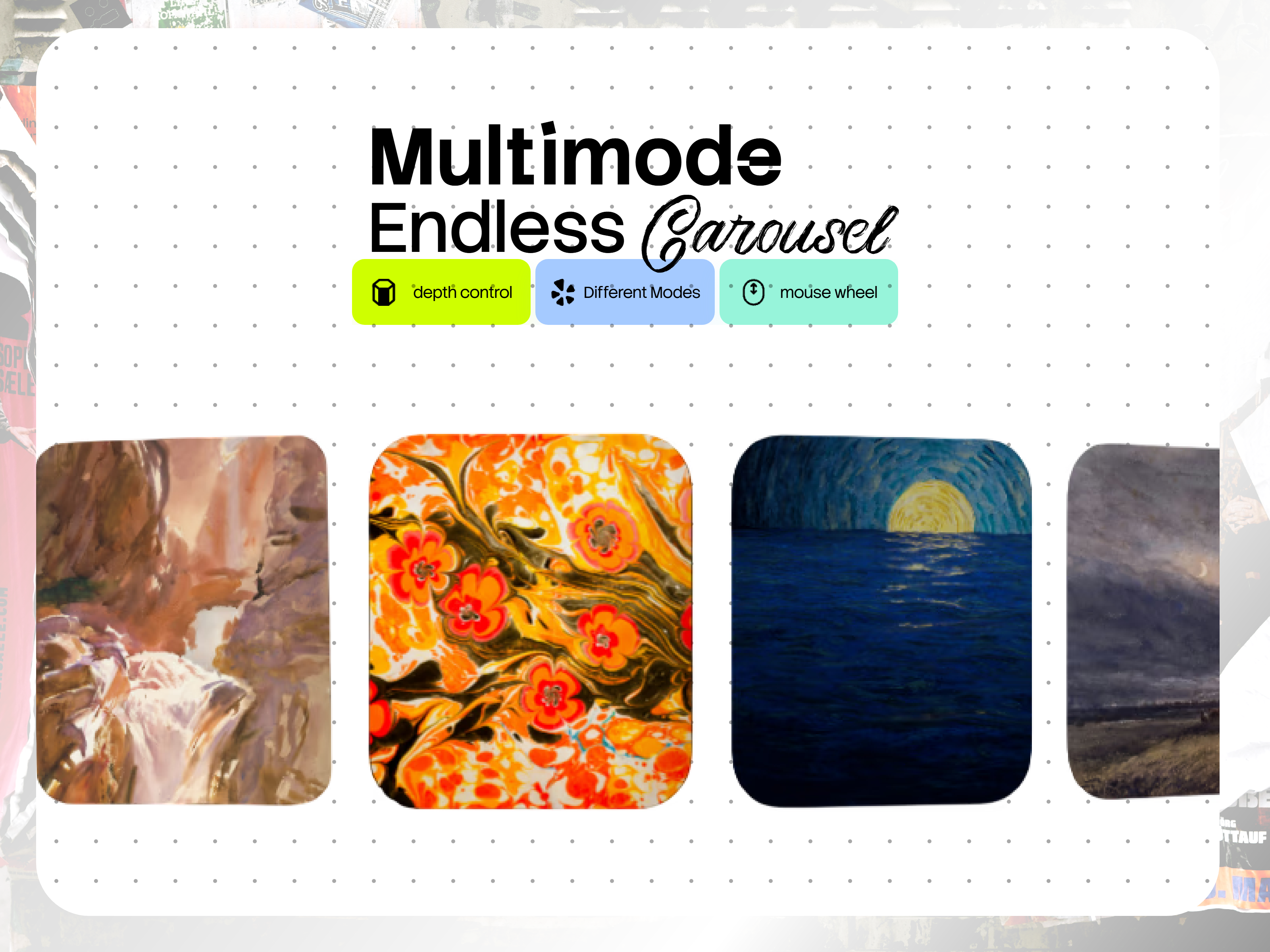 Omni 3d Carousel Pro: Premium Carousels Component by Quzmo Studios ™