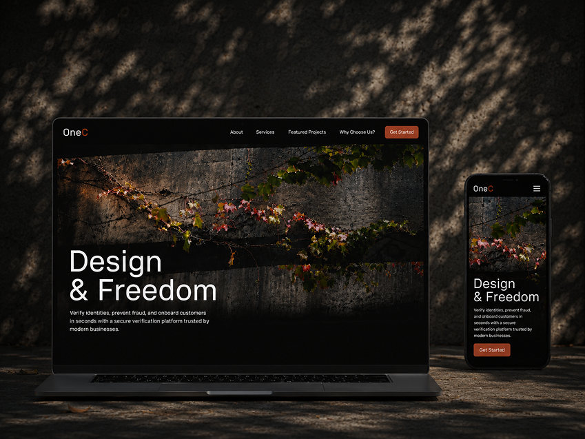 OneC: Free Blog Website Template by Humayun Razzaq