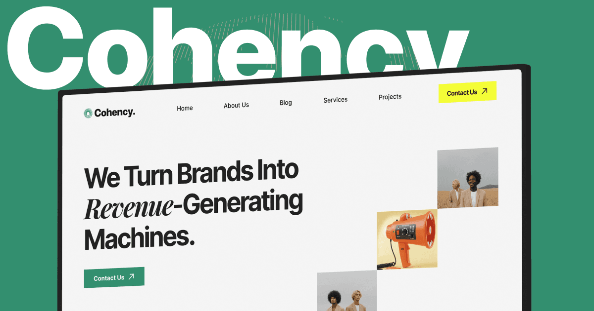 Performance Marketing Agency Framer Template - Cohency