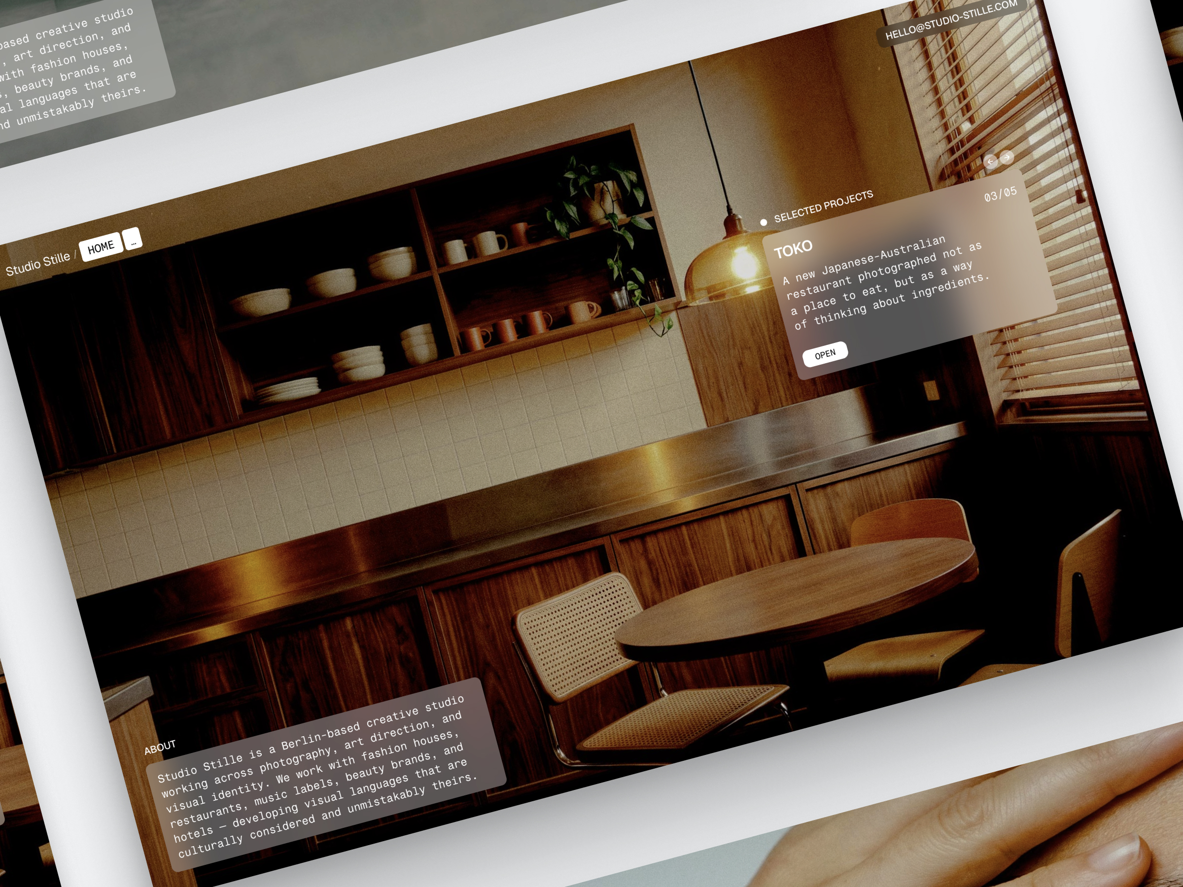 Studio Stille: Responsive Portfolio Website Template by Pixelpal…