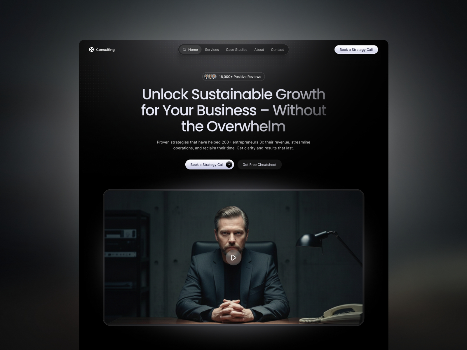 ConsultTitan: Free Landing Page Website Template by TitanStudio