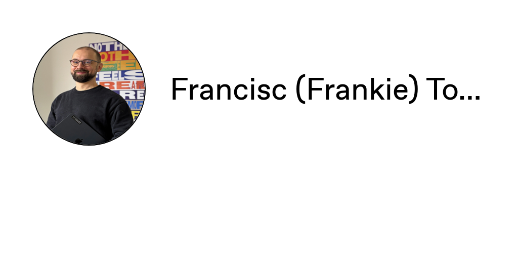 Subscribe to Francisc (Frankie) Toth