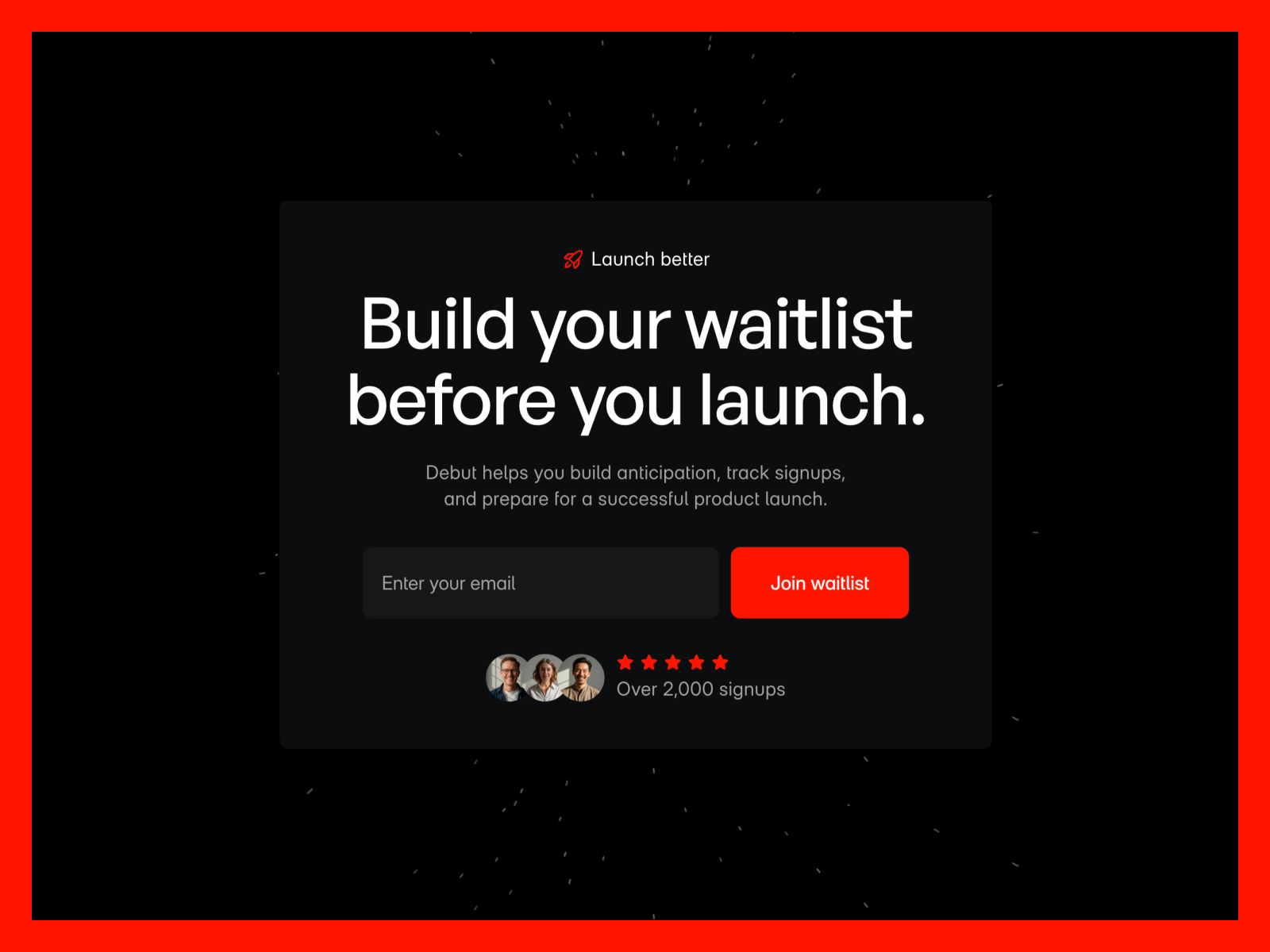 Debut: Free SaaS Website Template by Shah Rukh Qureshi