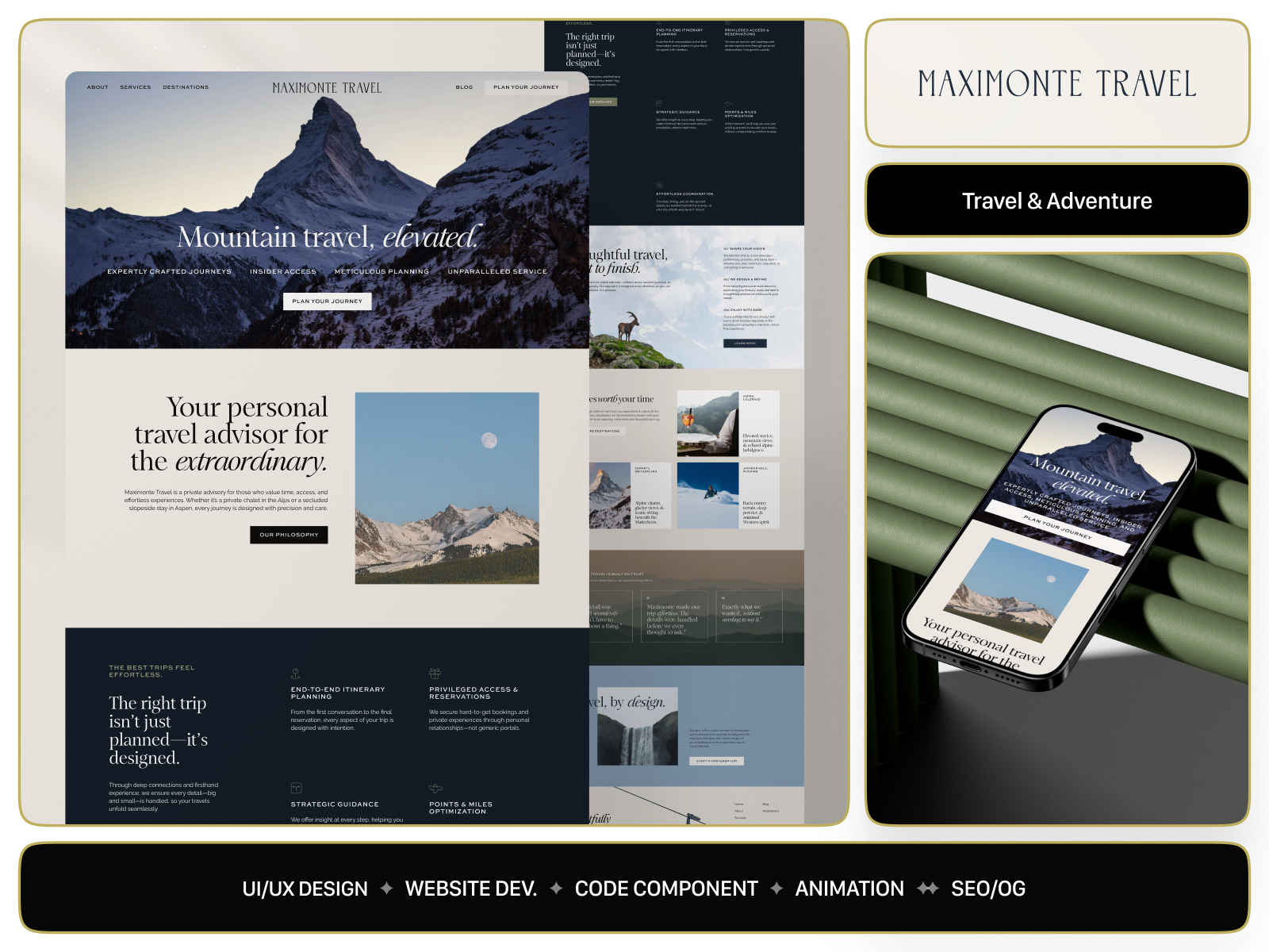 Framer Gallery: Maximonte Travel 