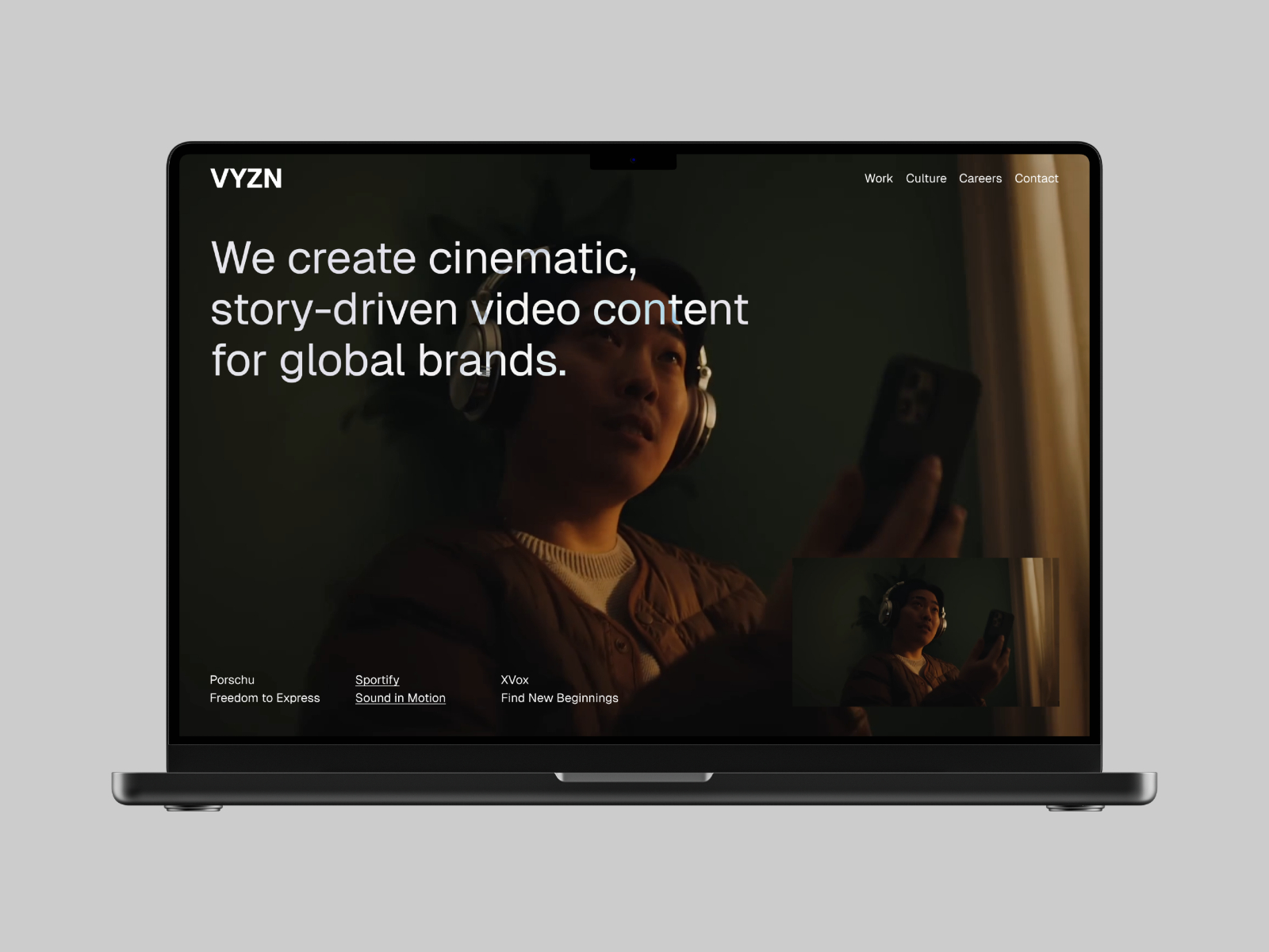 VYZN: Responsive Portfolio Website Template by DiverseKit