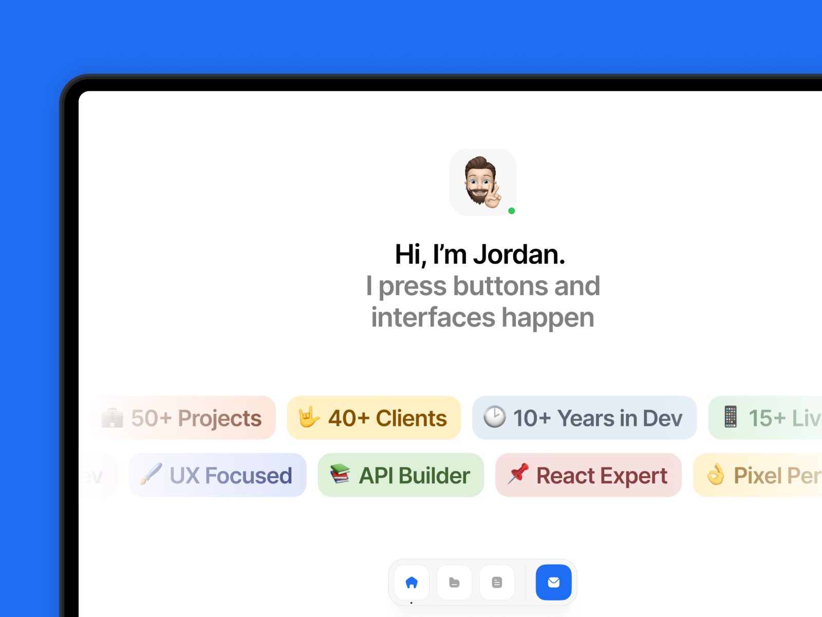 Bluren: Responsive Portfolio Website Template by NutsDev