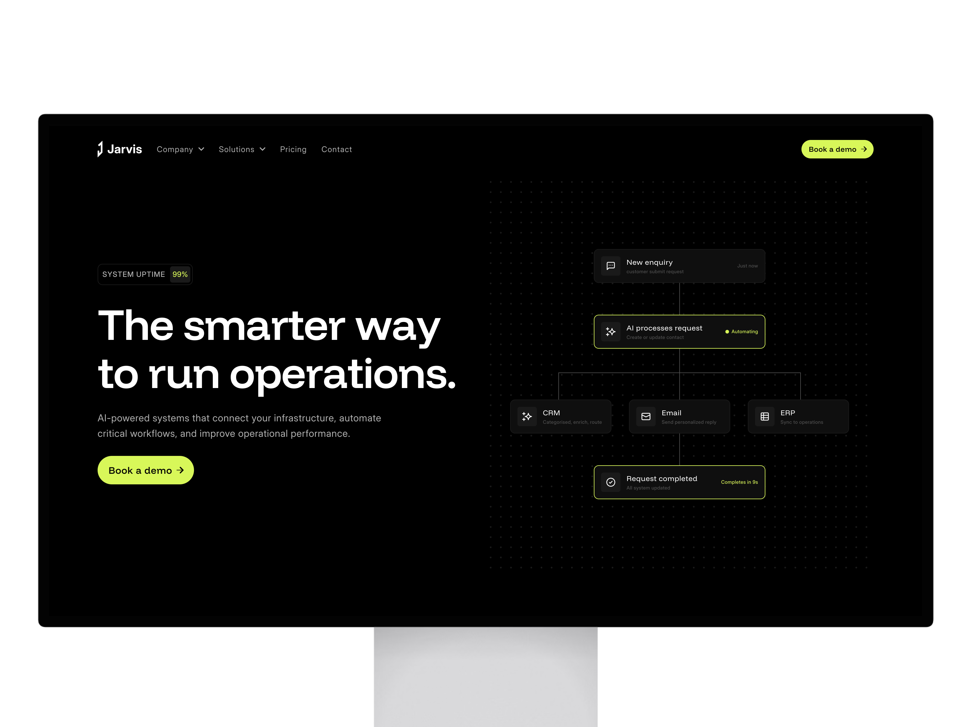 Jarvix — Website Template for Framer