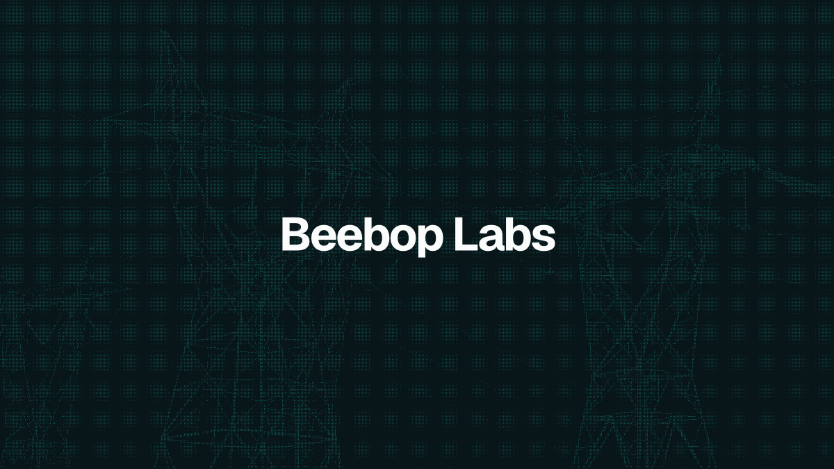 World models for energy, Grounded in Physics | Beebop Labs