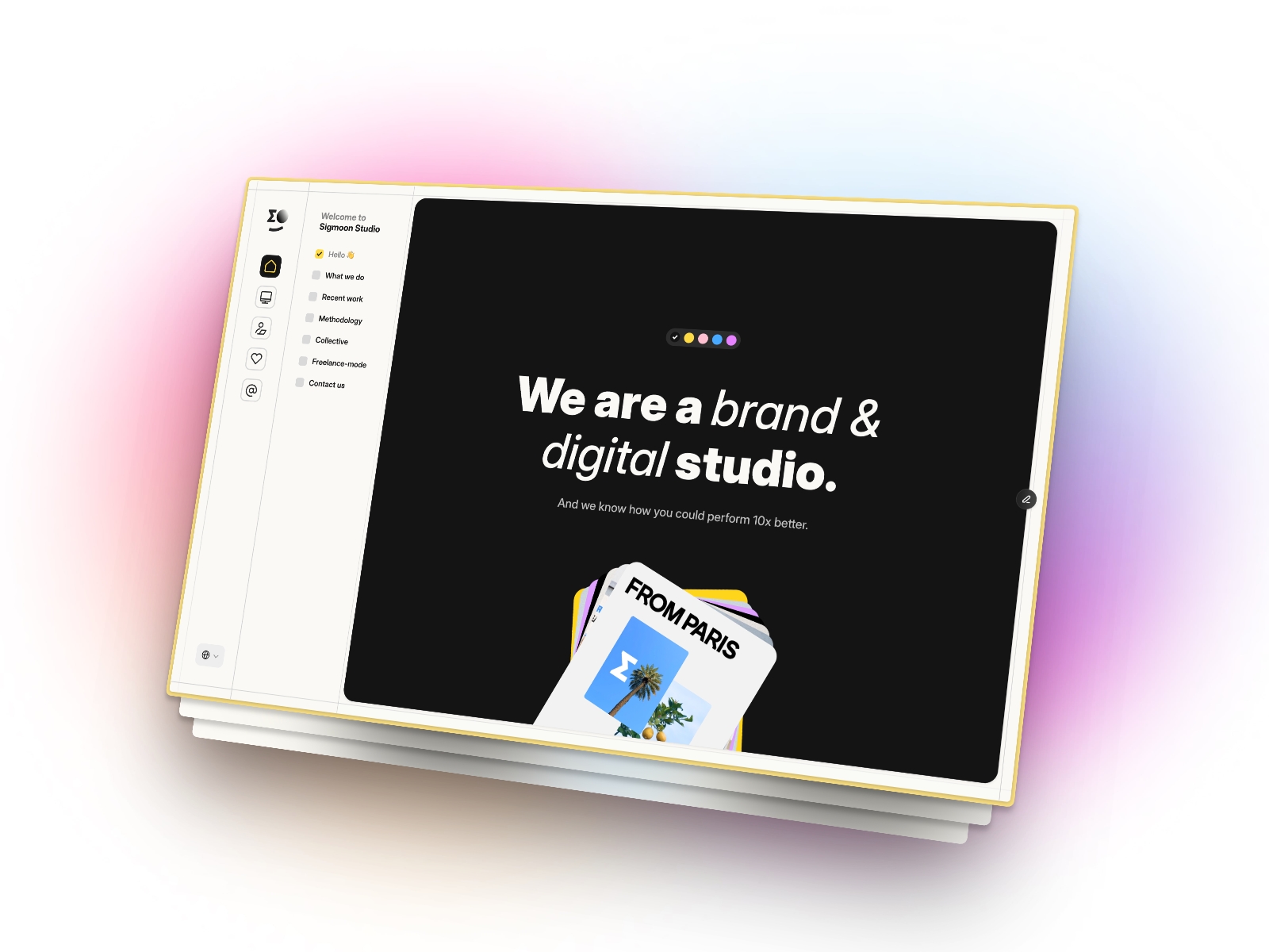 Framer Gallery: Sigmoon Studio