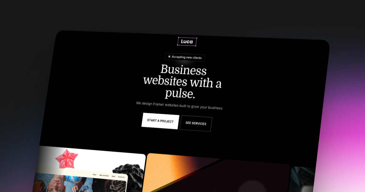 Luca Studio | Business Websites Built to Convert