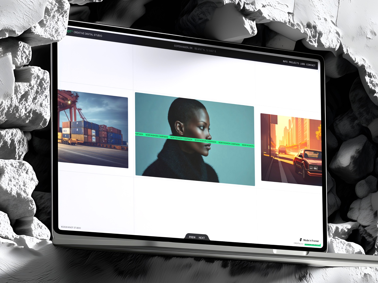 KNOT™ Studio: Responsive Portfolio Website Template by Roman Salakhov