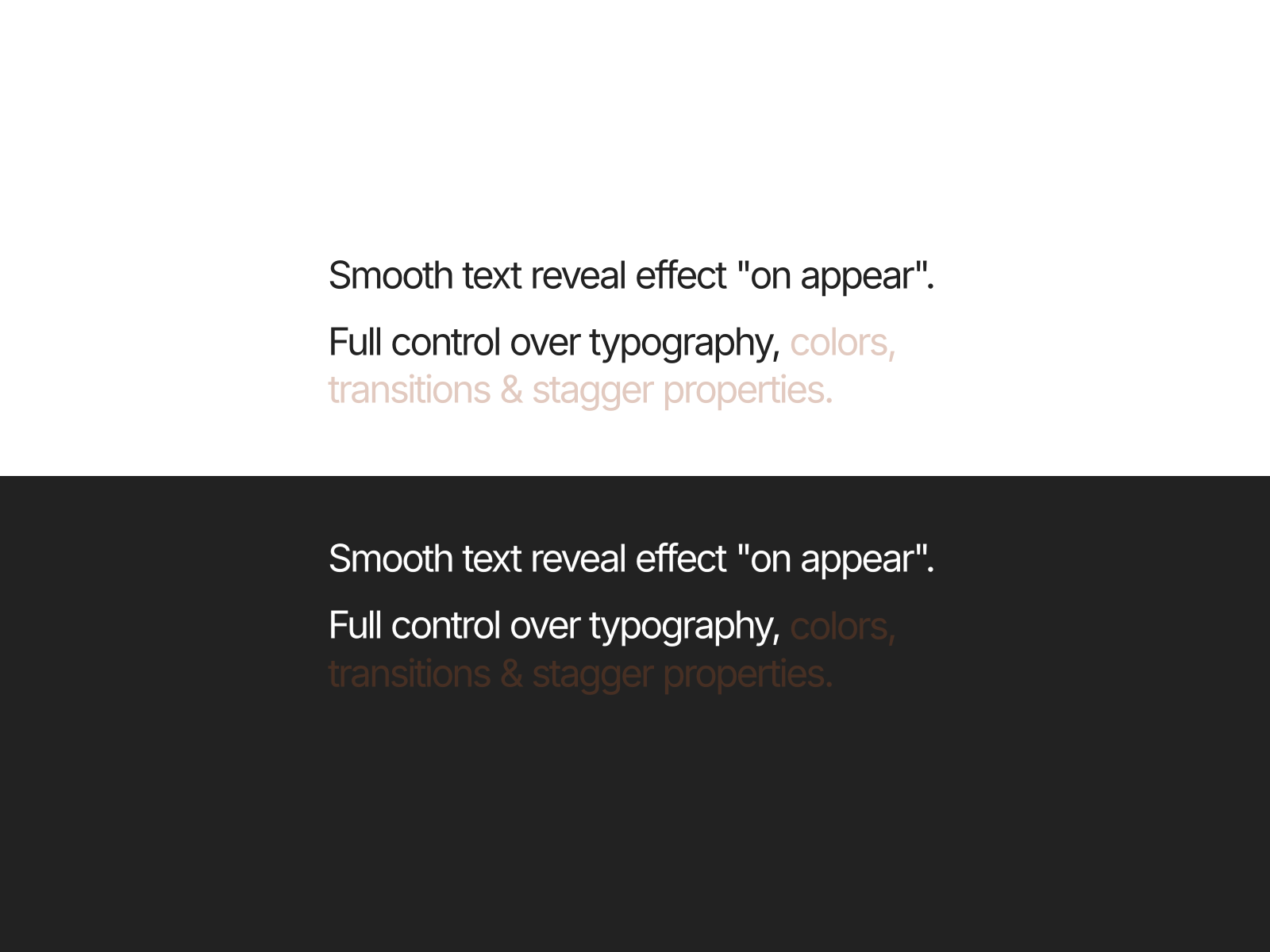 Text Reveal Effect: Free Typography Component by Lera