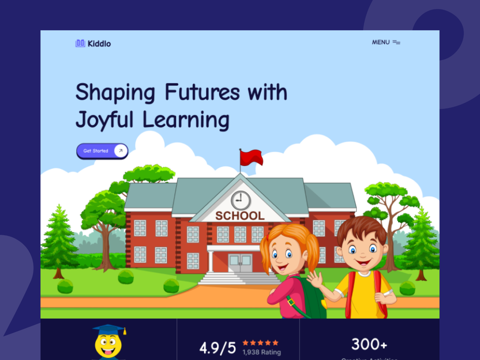 Kiddlo: Responsive Education Website Template by Mezario
