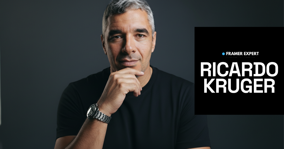 Ricardo Kruger — Framer Designer & Developer | Websites & Templates