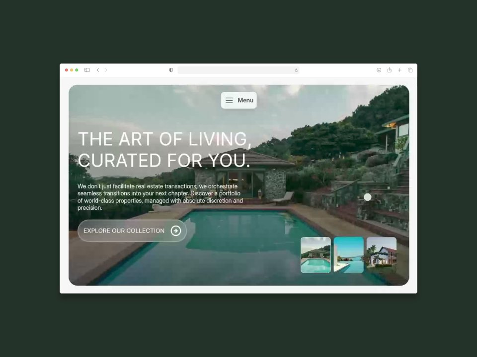 ELYSIAN ESTATE: Responsive Real Estate Website Template by Sara Arhune