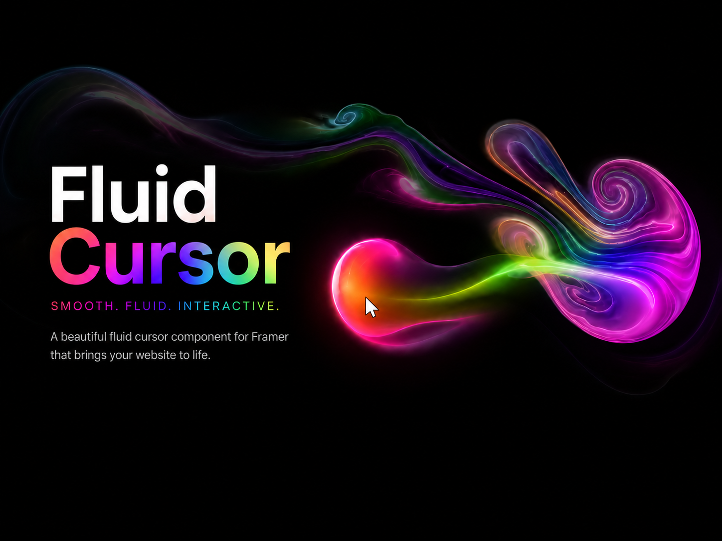 Smooth Liquid Cursor: Premium Interactions Component by Divyesh…