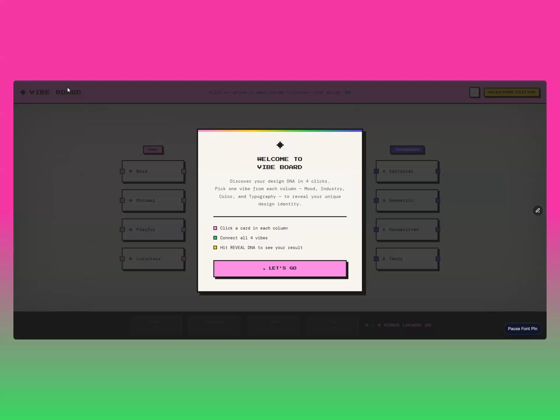 Vibe Board – Entry – Framer Community