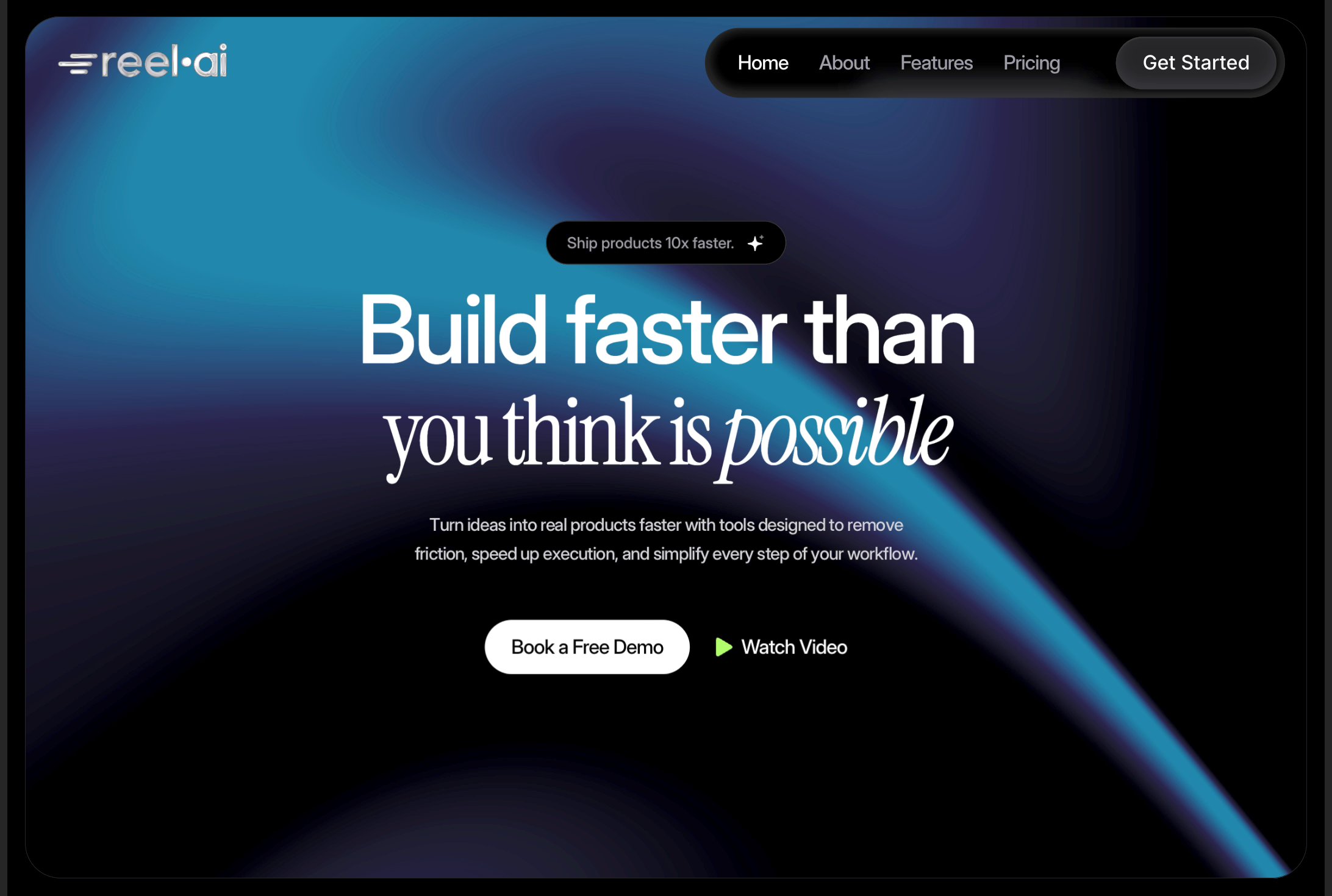 Reelai: Responsive AI Website Template by Launchly