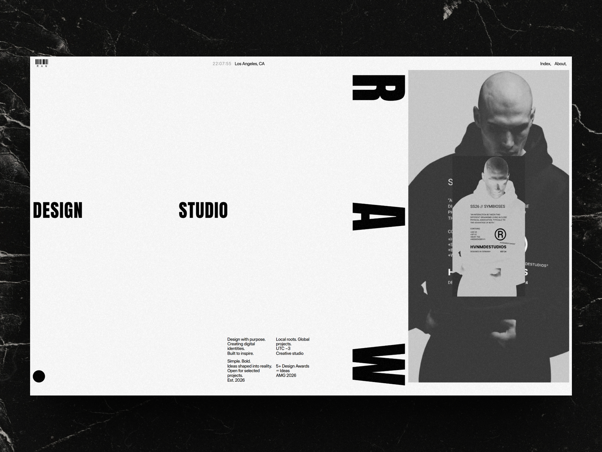 RAW Studio: Responsive Photography Website Template by Arian