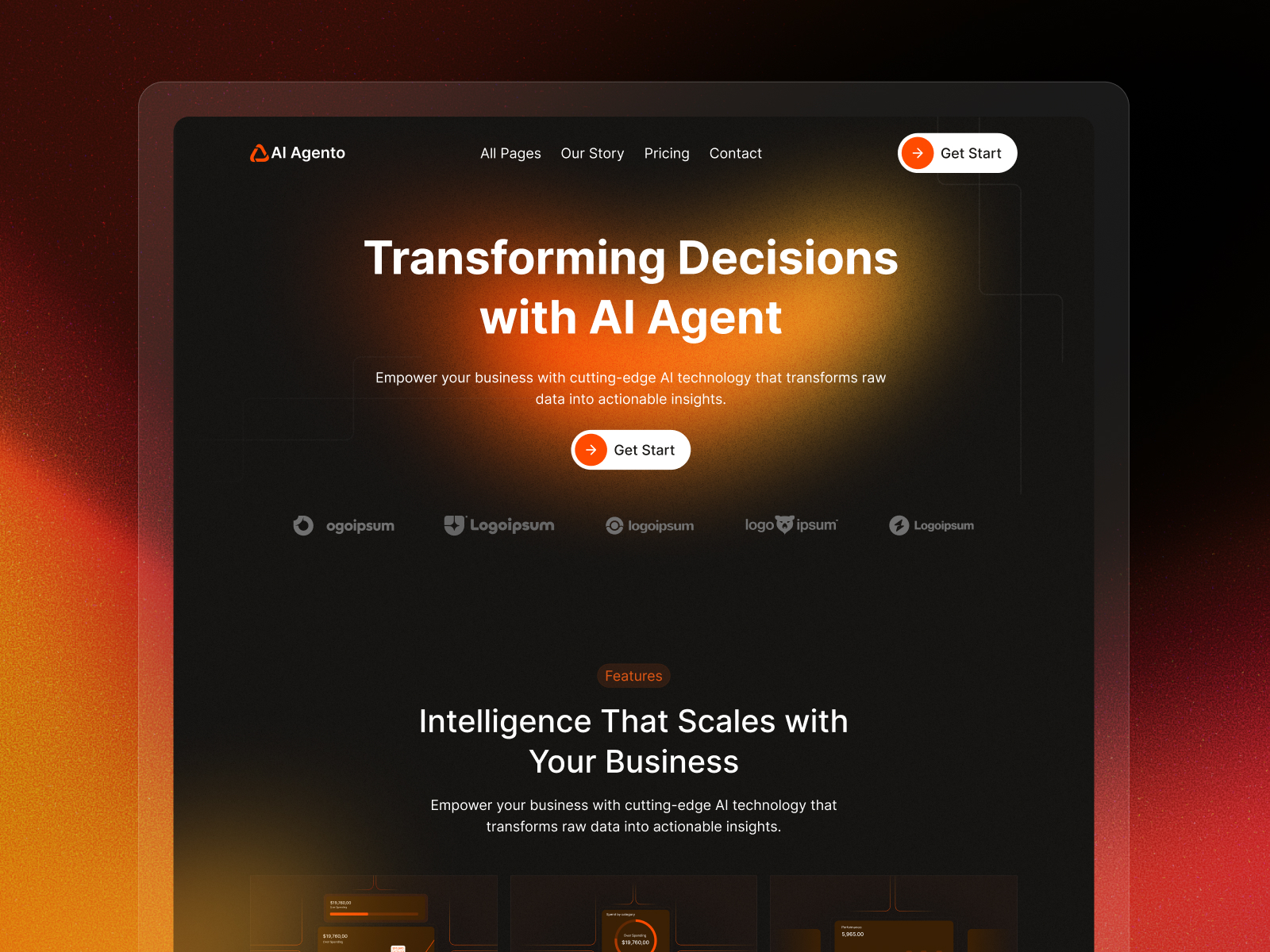 Aiagento: Free Agency Website Template by Frameum — Framer Marketplace