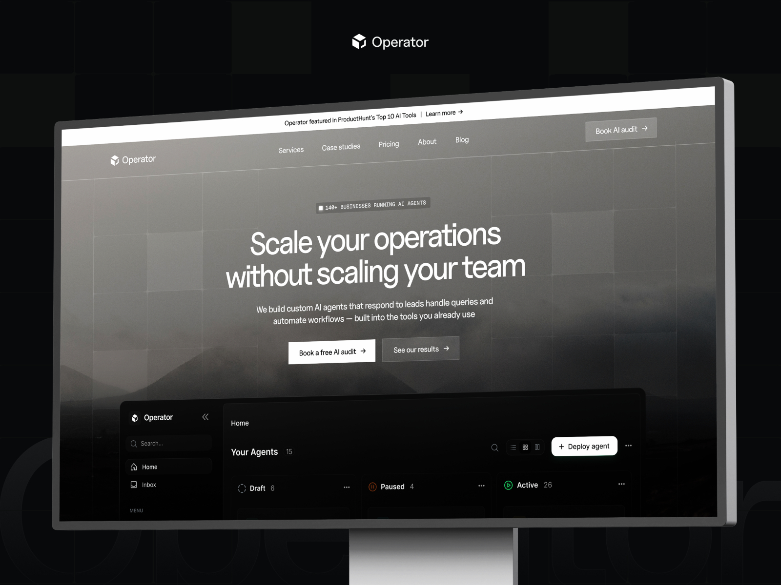 Operator: Responsive Agency Website Template by Omakase
