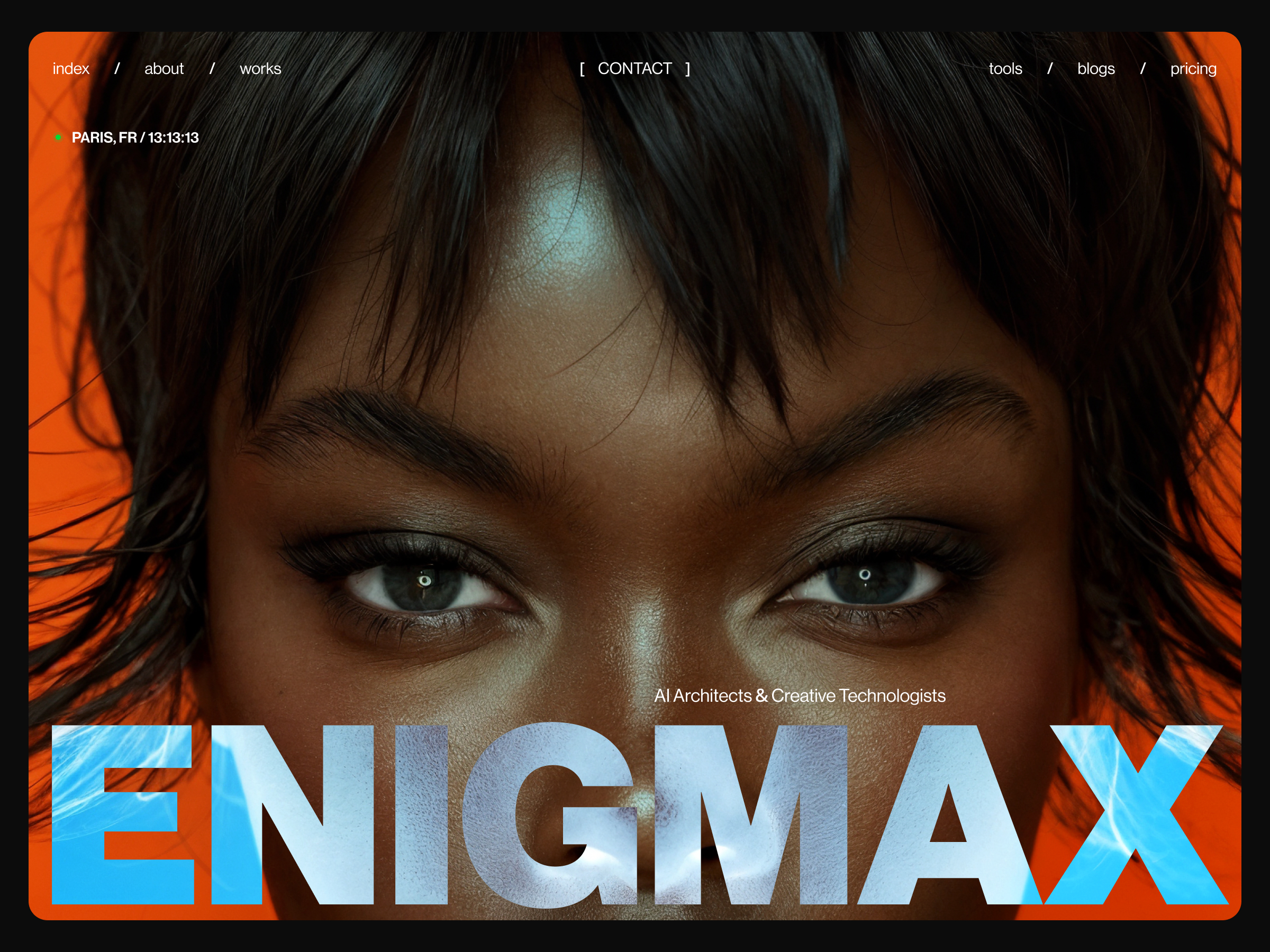EnigmaX: Free Agency Website Template by Meggie Khasiyev