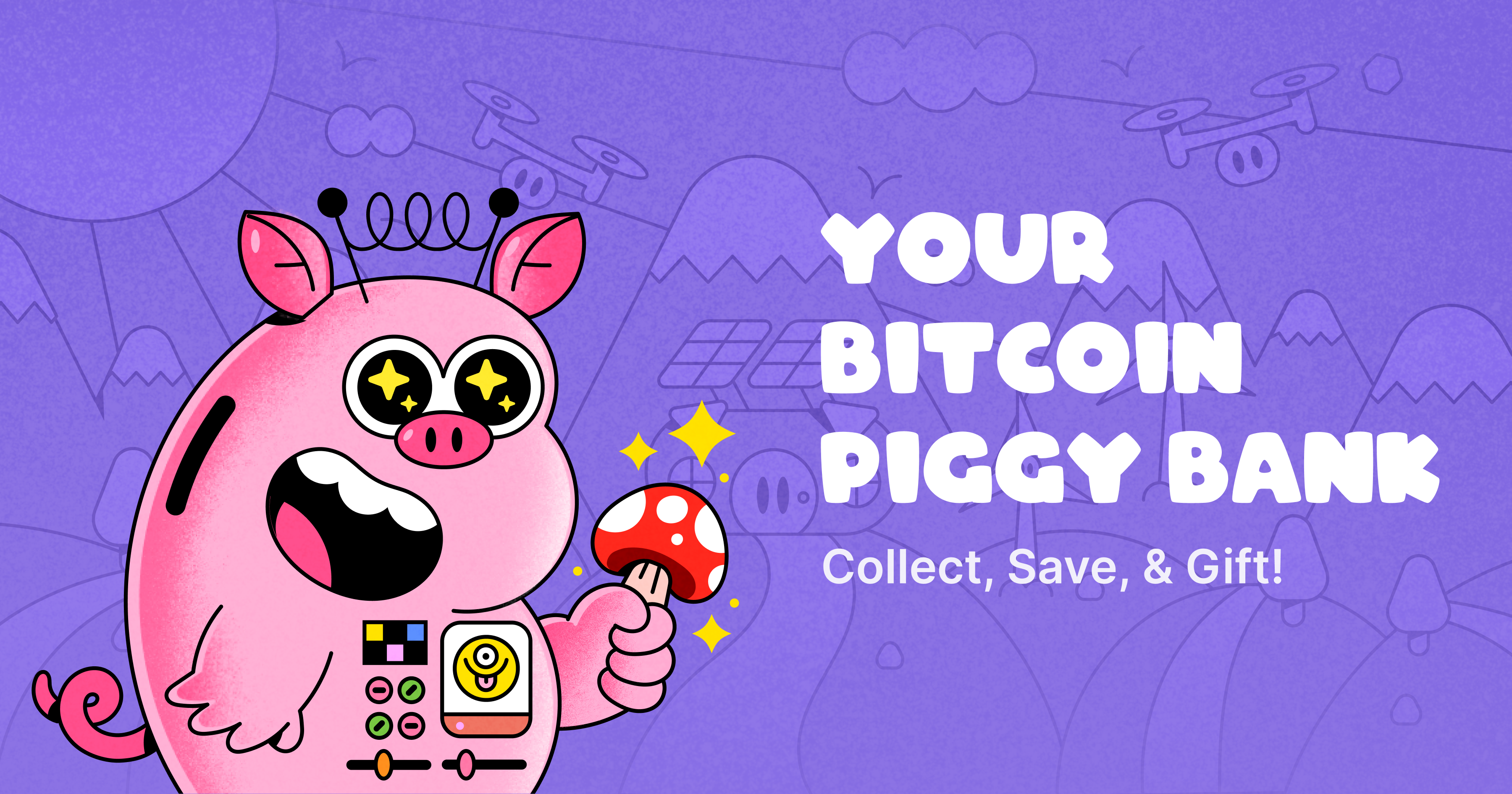 Piggy: Save, Gift & Grow Bitcoin 