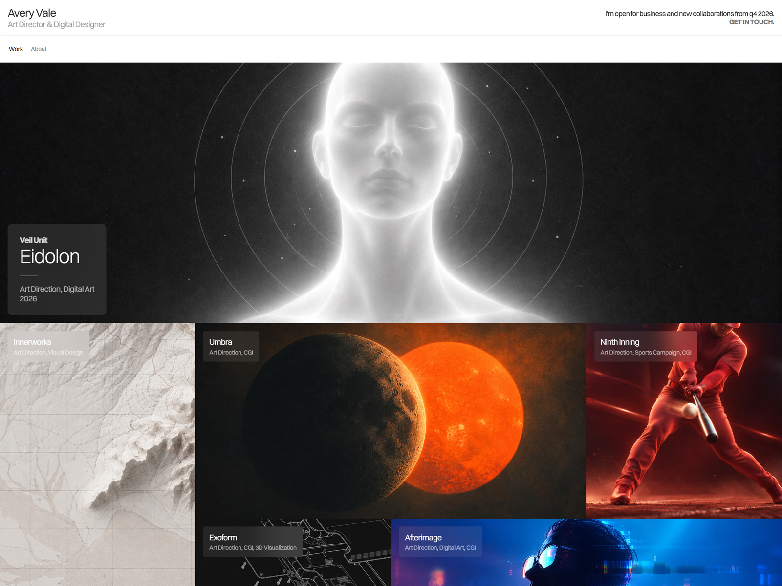 Array Folio — Free Website Template for Framer