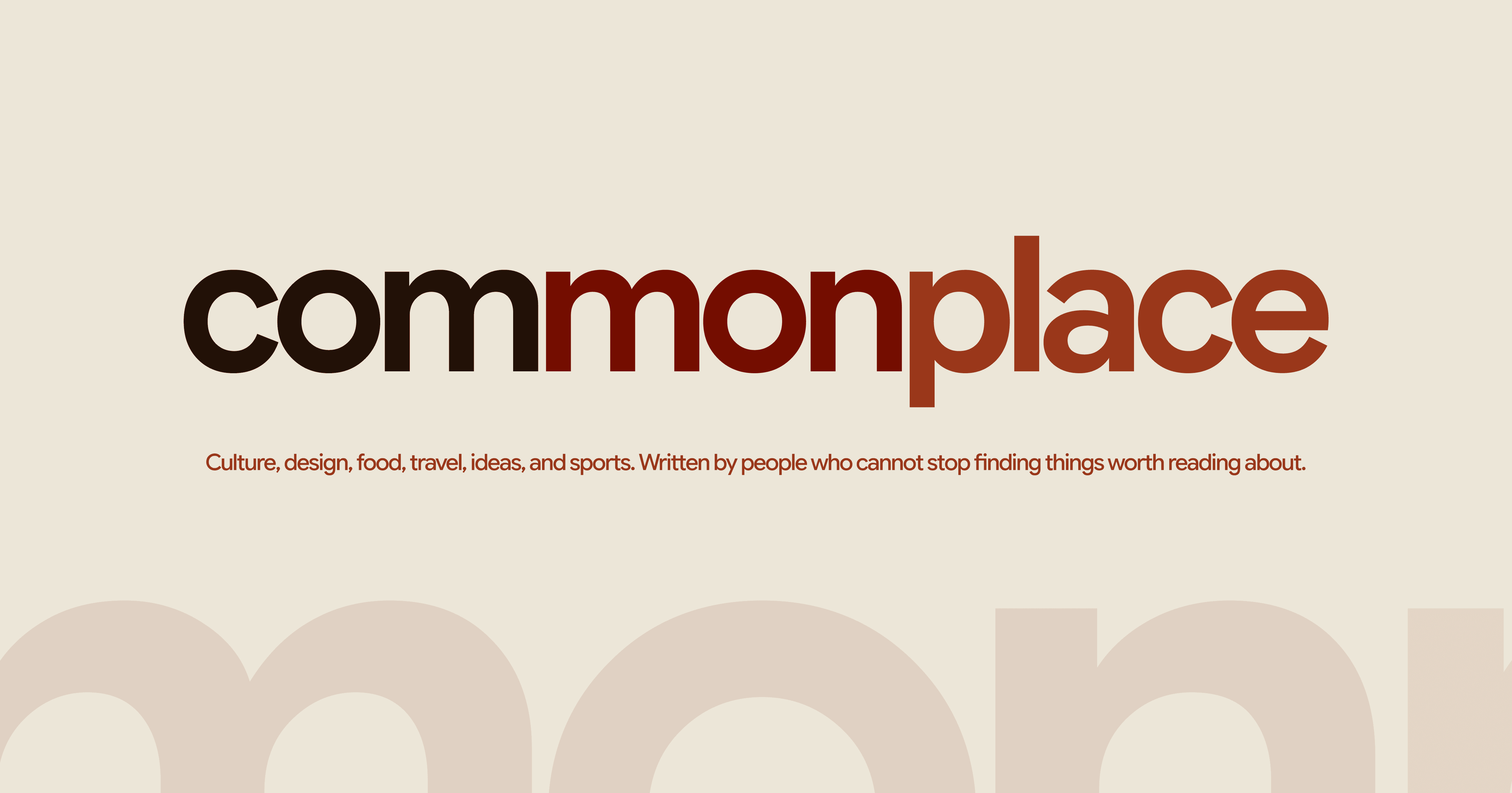 Commonplace