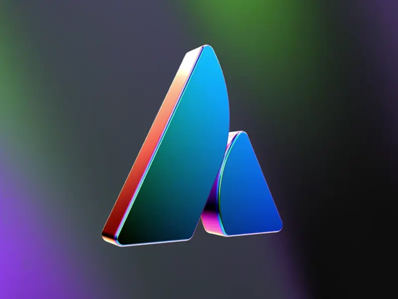 Dynamic Glass Logo — Component for Framer