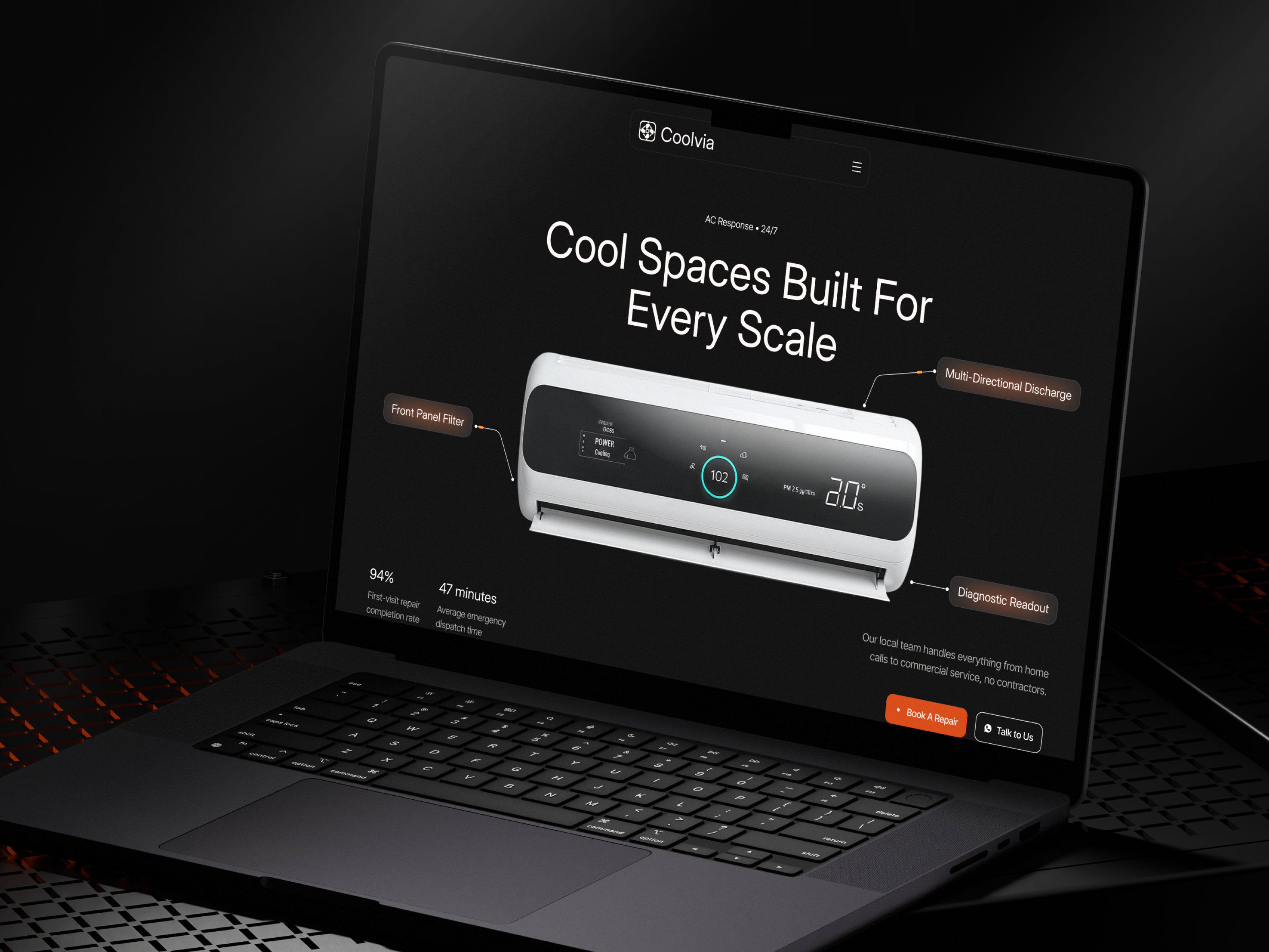 Coolvia: Responsive Professional Services Website Template by Grabui…