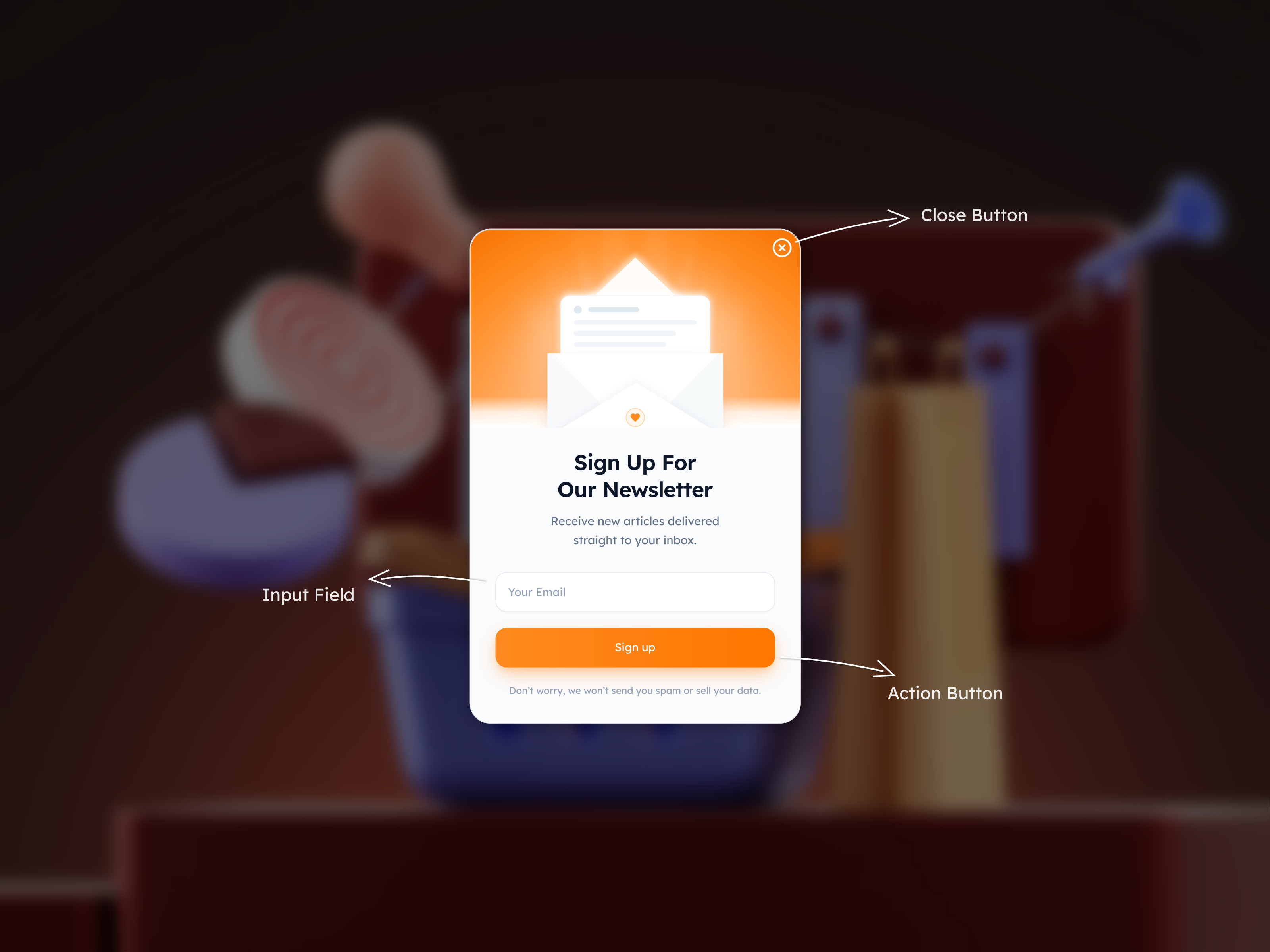 Envelope Popup — Component for Framer