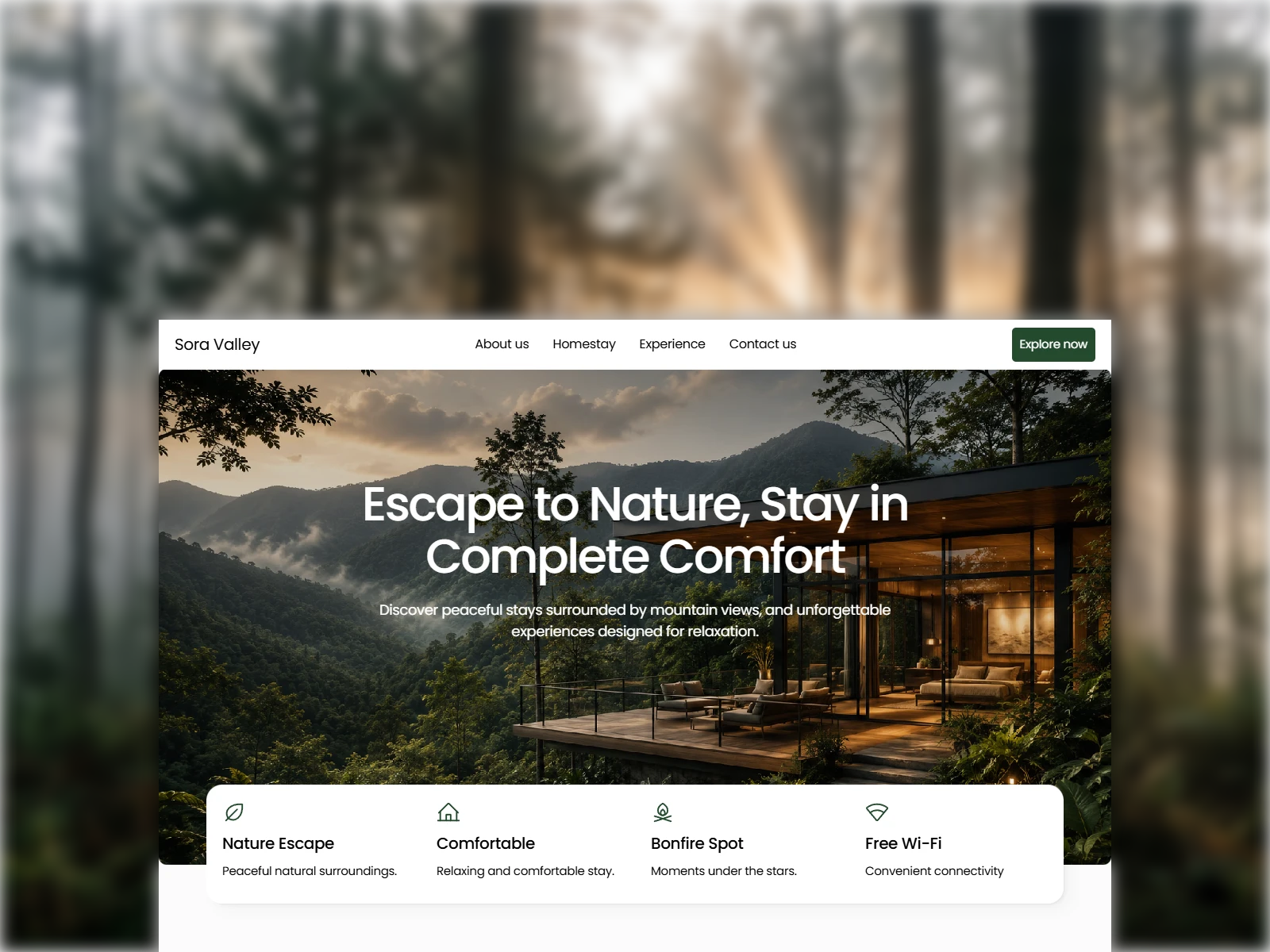 SORA VALLEY: Free Portfolio Website Template by Edi Priatama