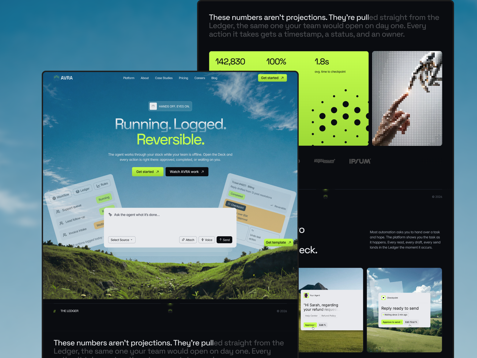 AVRA: Responsive Blog Website Template by Eduardo Henrique