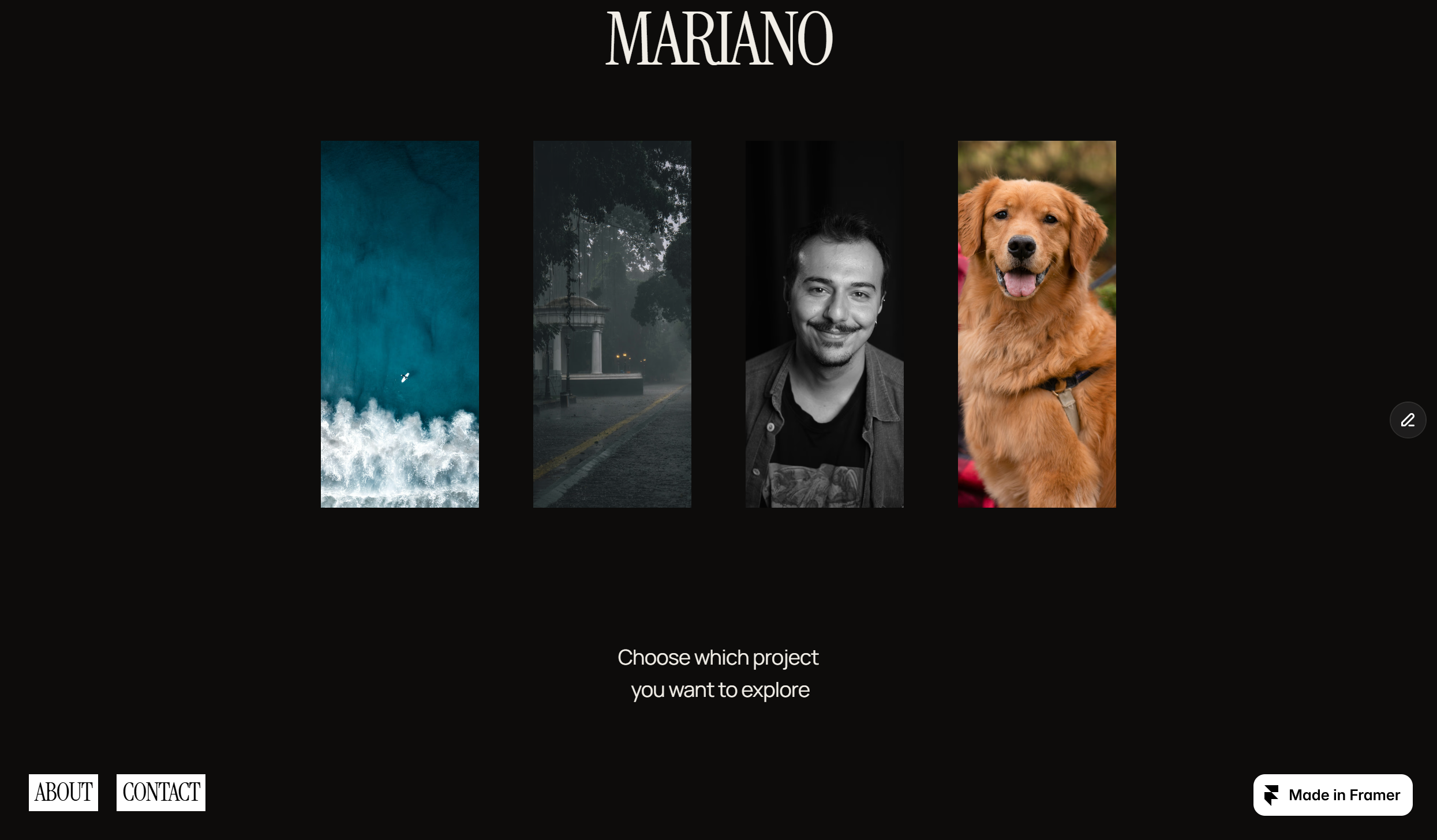 MARIANO: Responsive Portfolio Website Template by ETHAN CARTER
