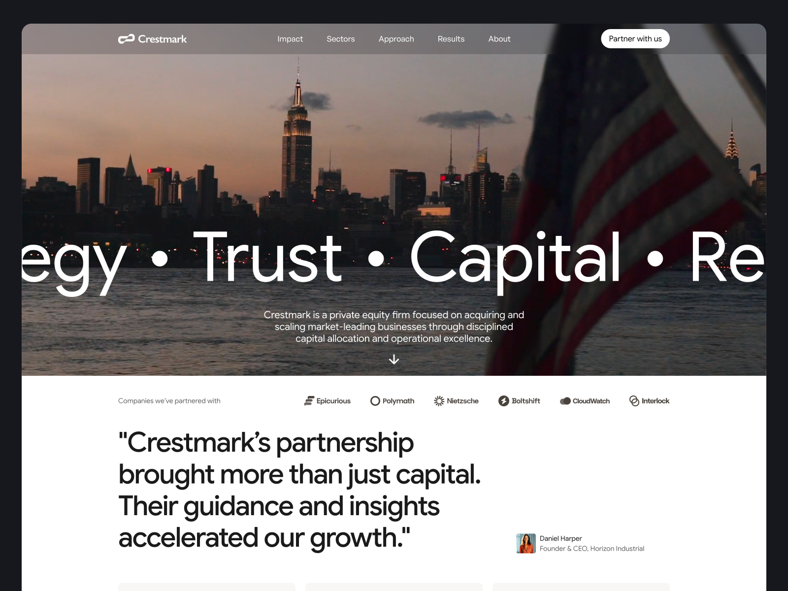 Crestmark: Free Startup Website Template by Shah Rukh Qureshi