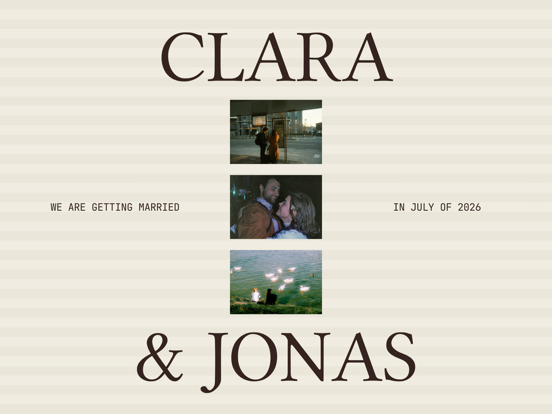 Clara&Jonas: Responsive Personal Website Template by Núria Gispert…