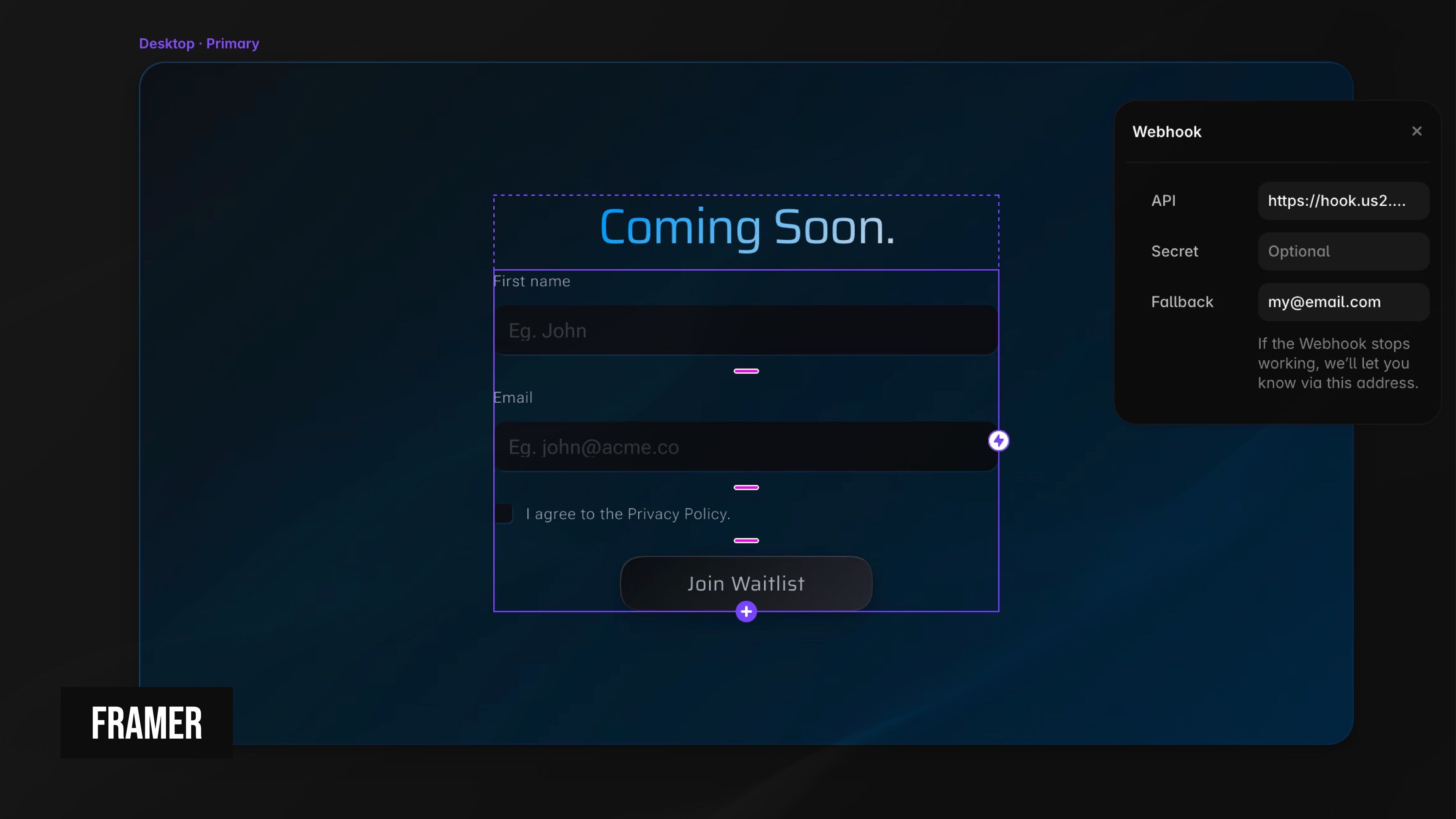 How to add a beehiiv subscription form to Framer | Design Chillout